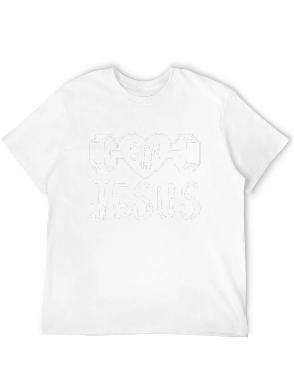 Gym and Jesus T-Shirt - Workout Christian Apparel