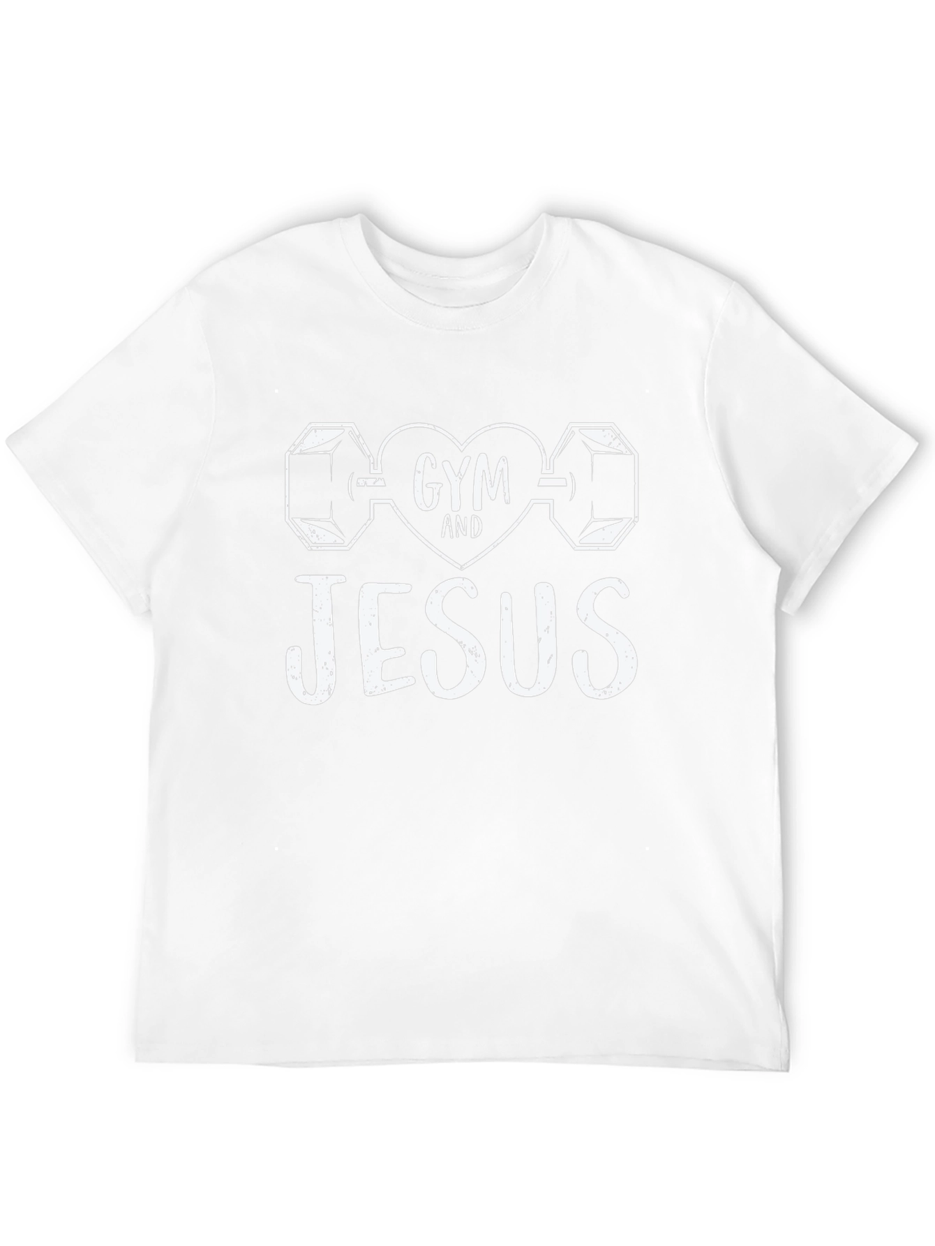 Gym and Jesus T-Shirt - Workout Christian Apparel