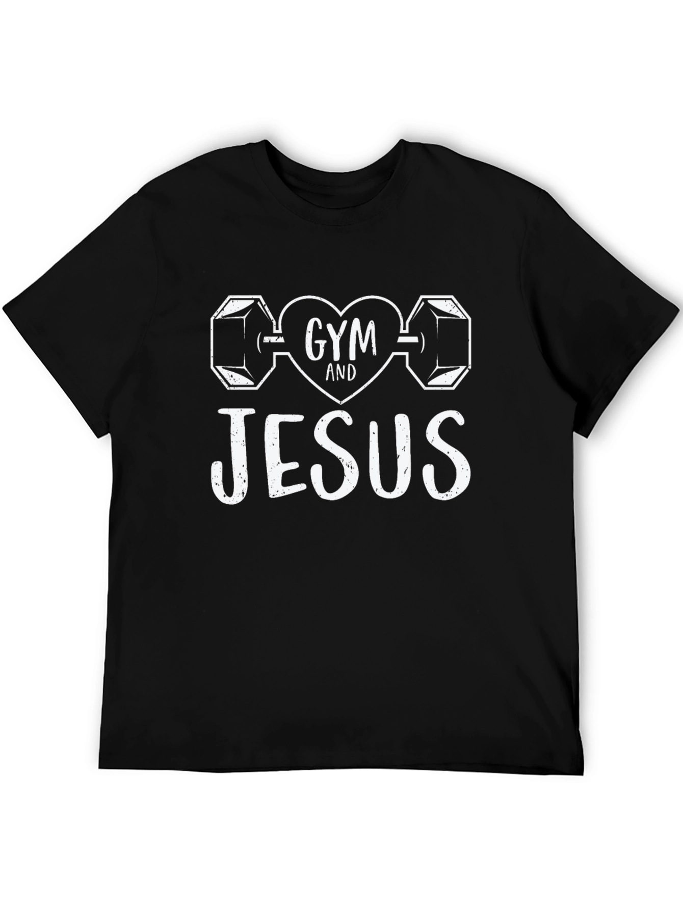 Gym and Jesus T-Shirt - Workout Christian Apparel