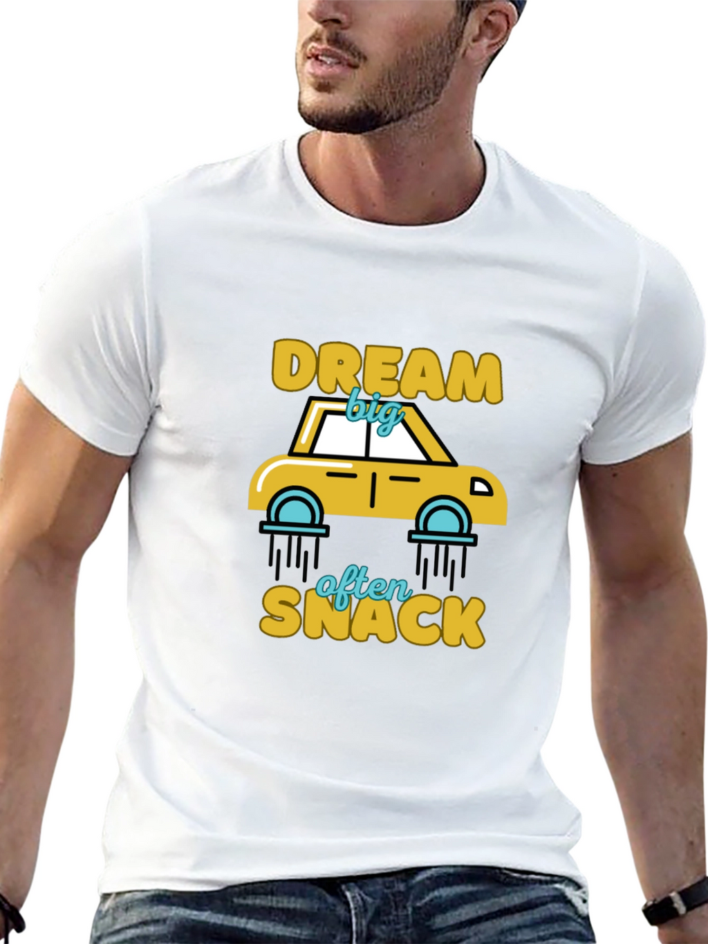 Dream Big Snack Often Graphic T-Shirt