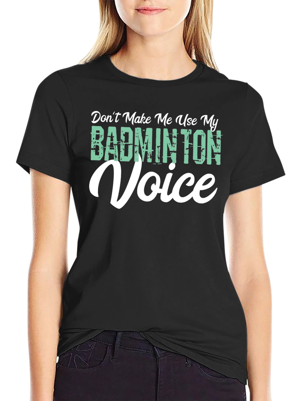 Badminton Voice T-Shirt - Funny Novelty Tee