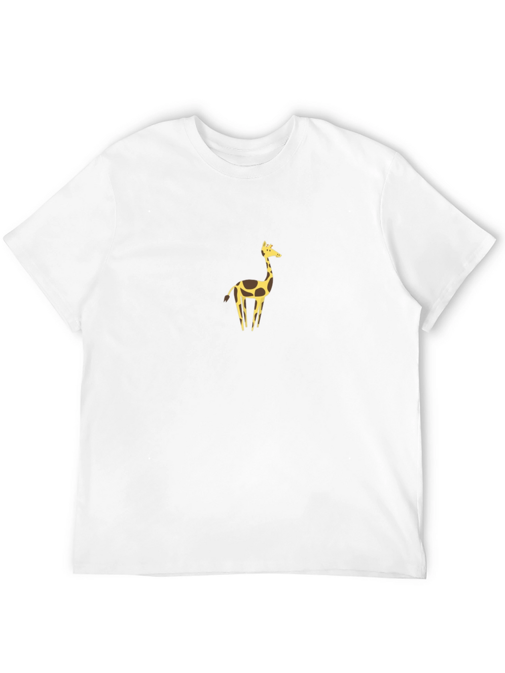 Giraffe Graphic Tee - Trendy Mens Black T-Shirt