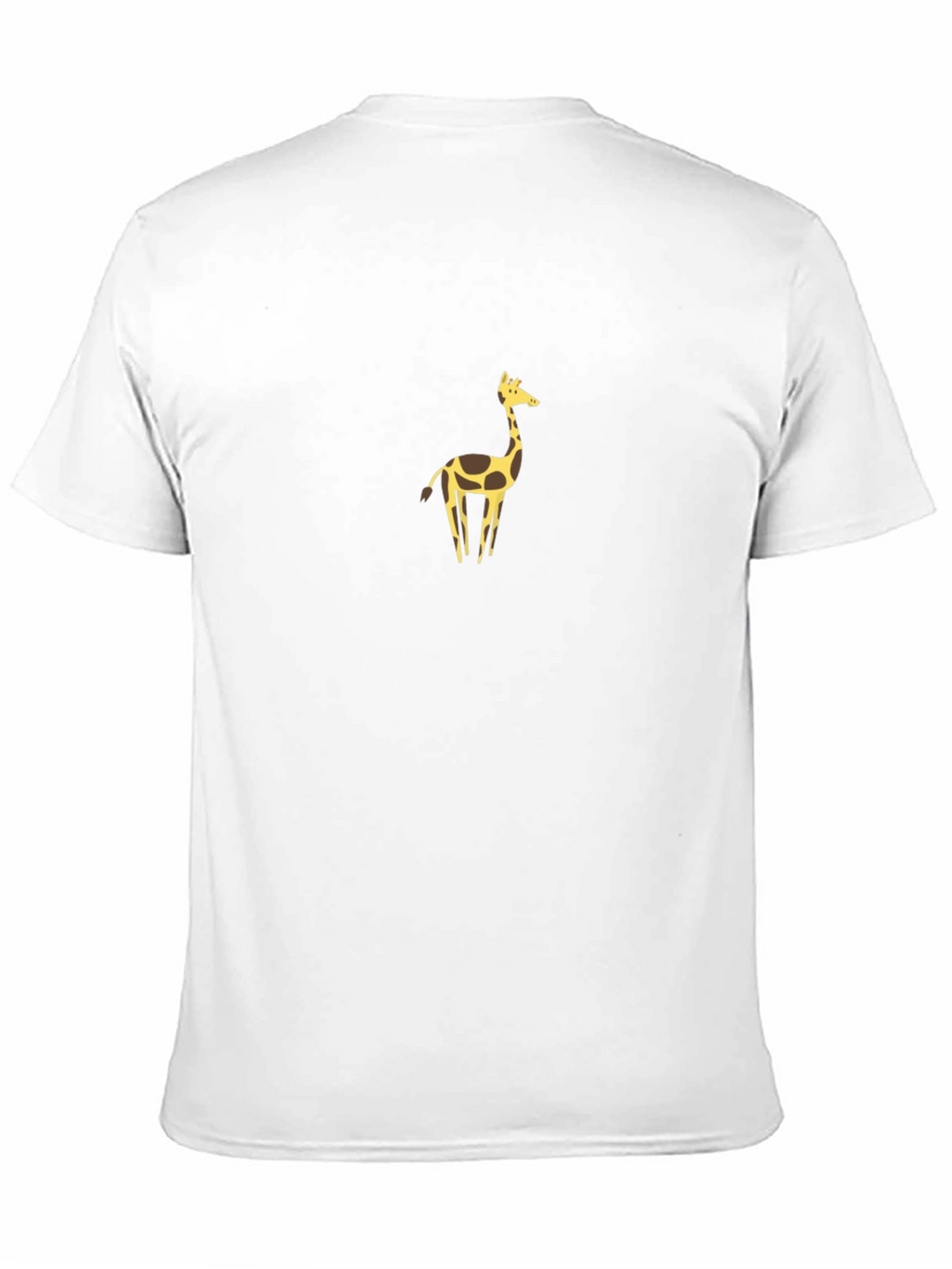 Giraffe Graphic Tee - Trendy Mens Black T-Shirt