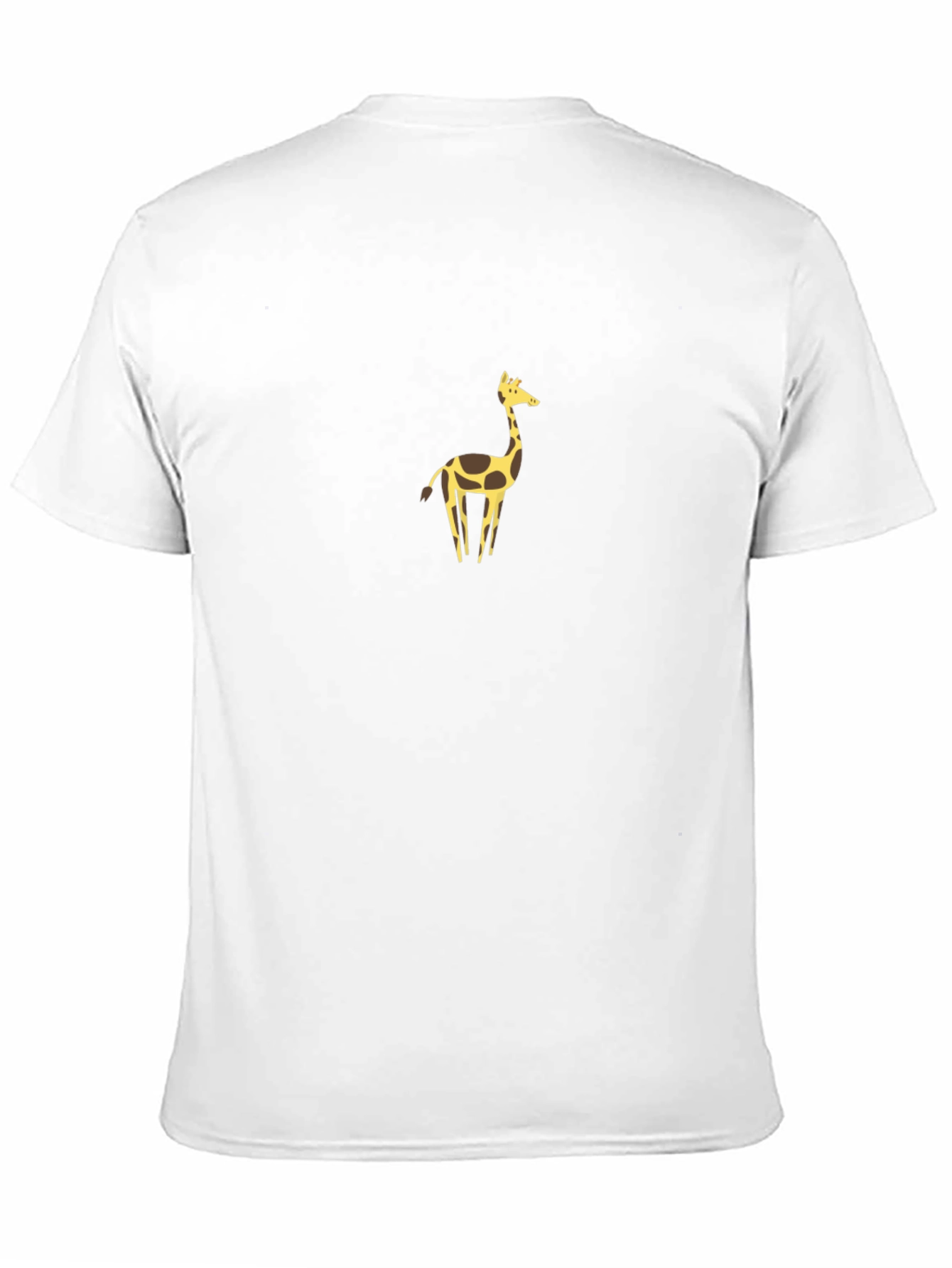 Giraffe Graphic Tee - Trendy Mens Black T-Shirt