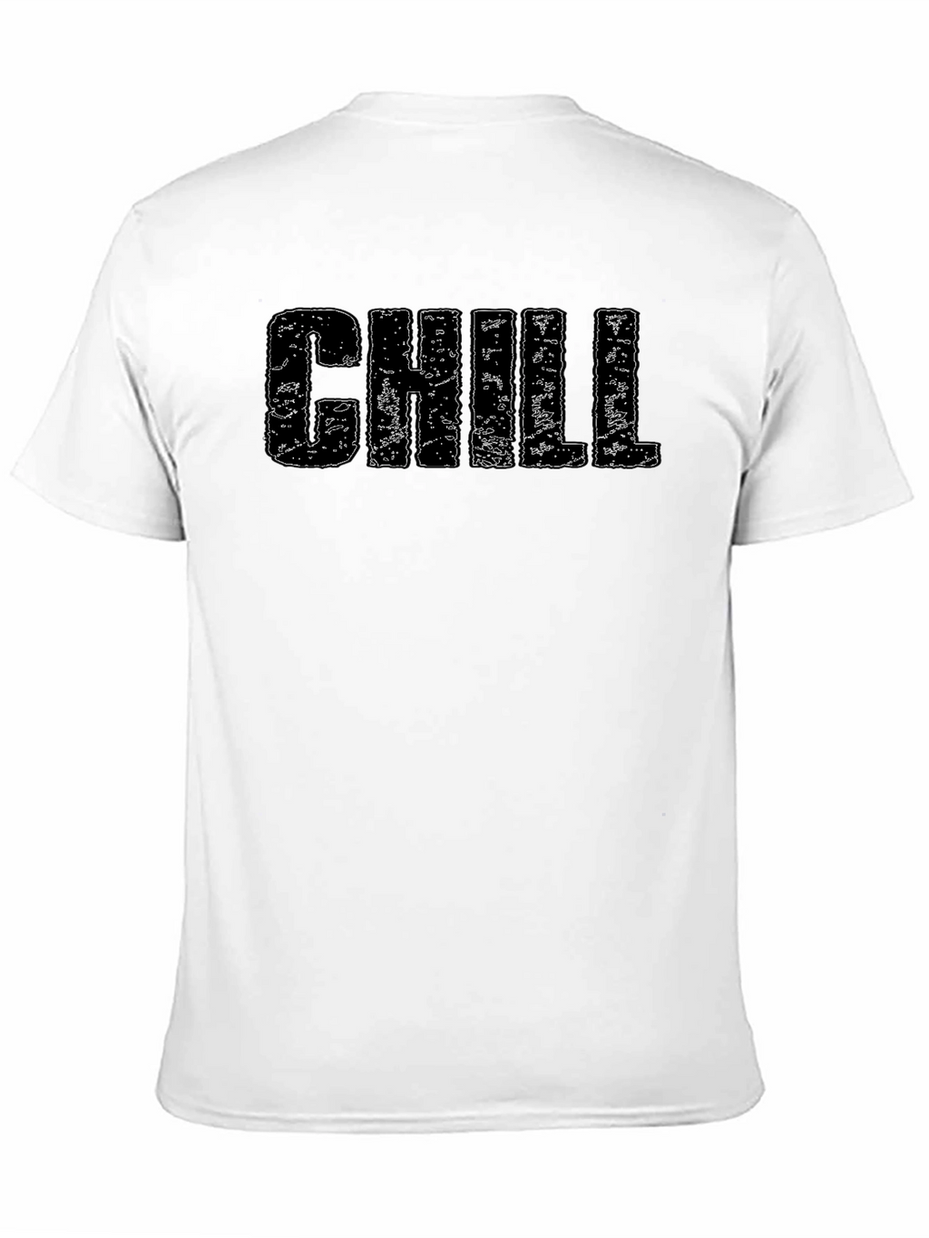 Chill Graphic Print Crew Neck T-Shirt