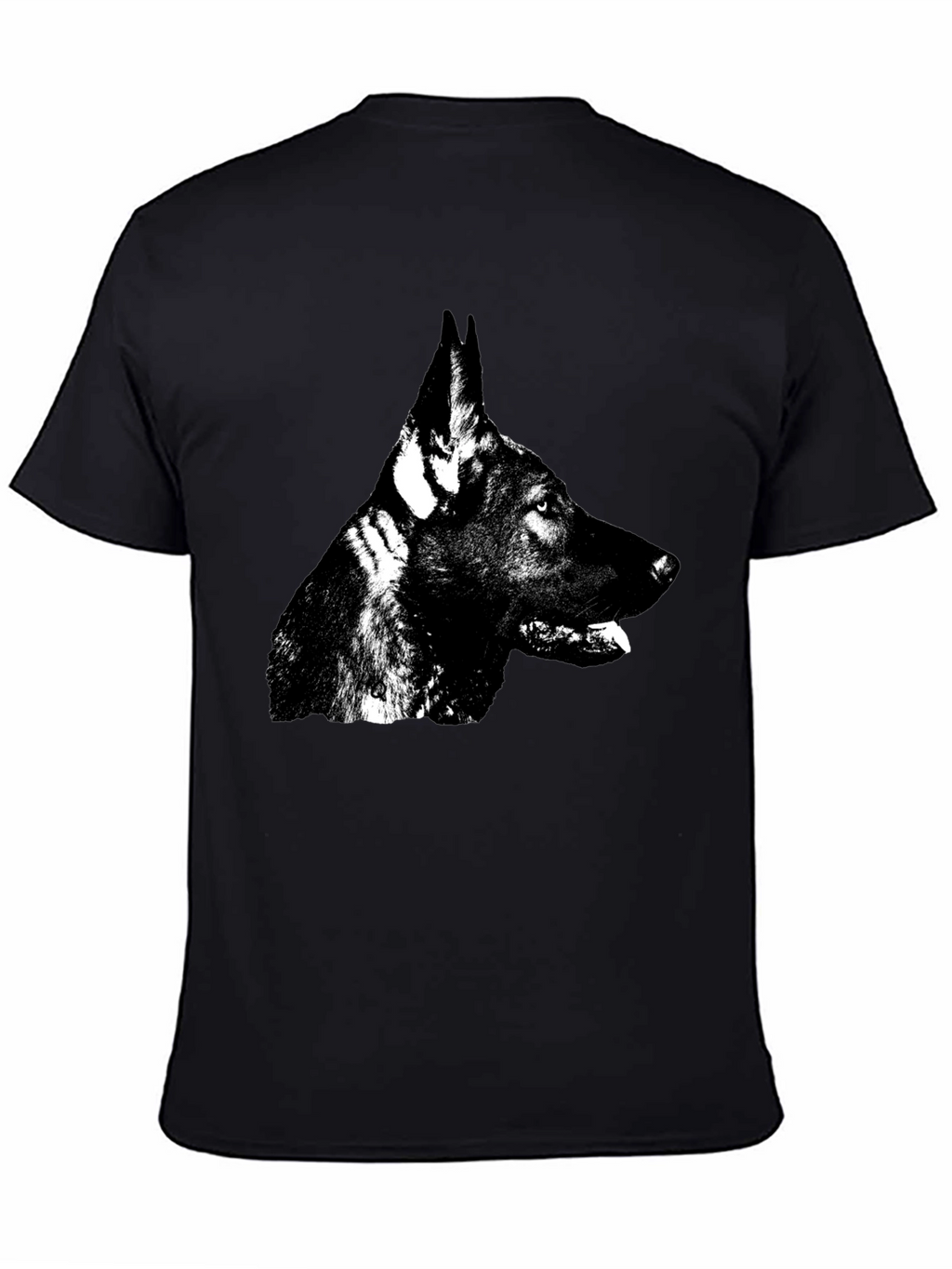 German Shepherd Dog T-Shirt - Black Graphic Tee