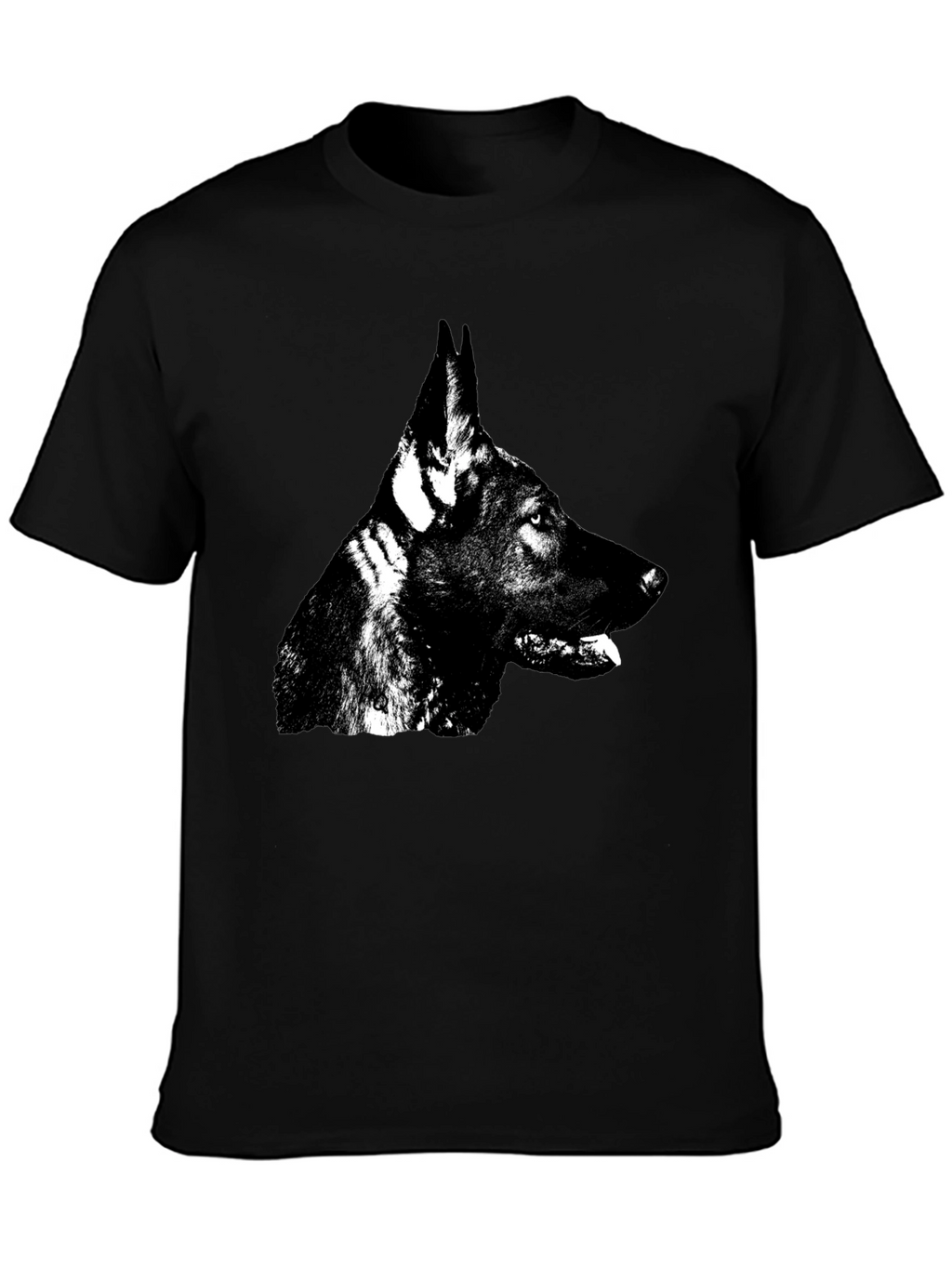 German Shepherd Dog T-Shirt - Black Graphic Tee
