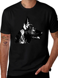 German Shepherd Dog T-Shirt - Black Graphic Tee