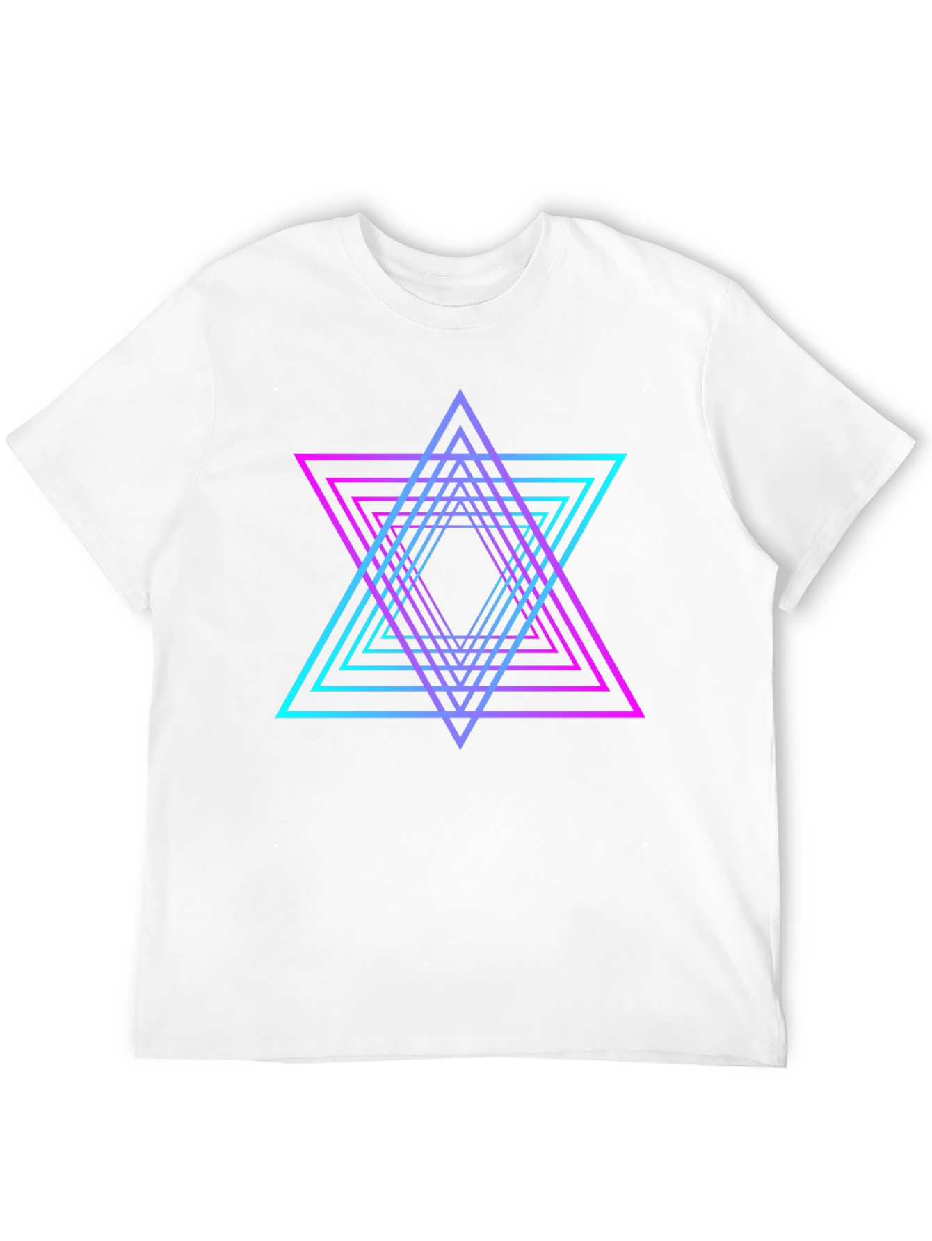 Neon Geometric Star T-Shirt