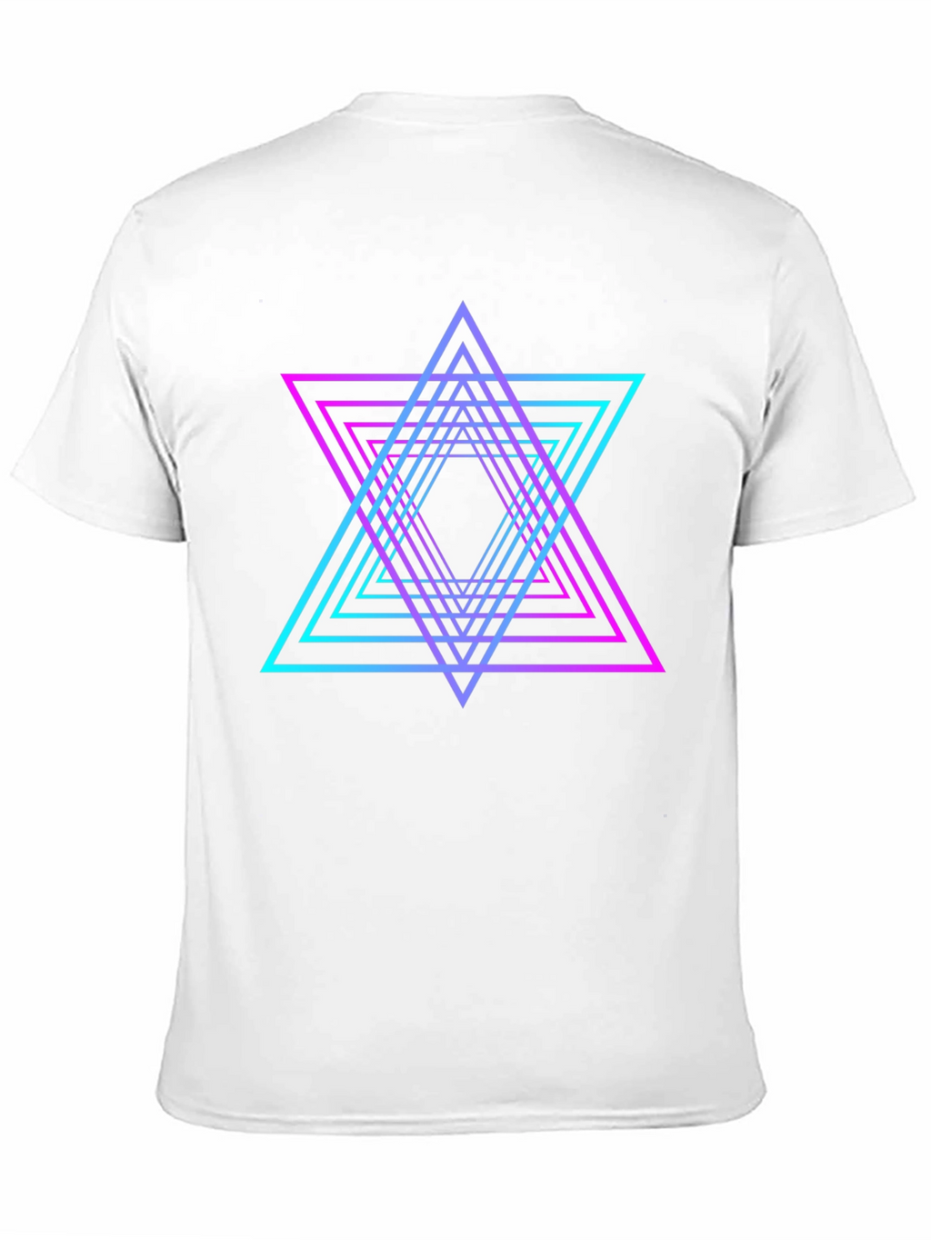 Neon Geometric Star T-Shirt