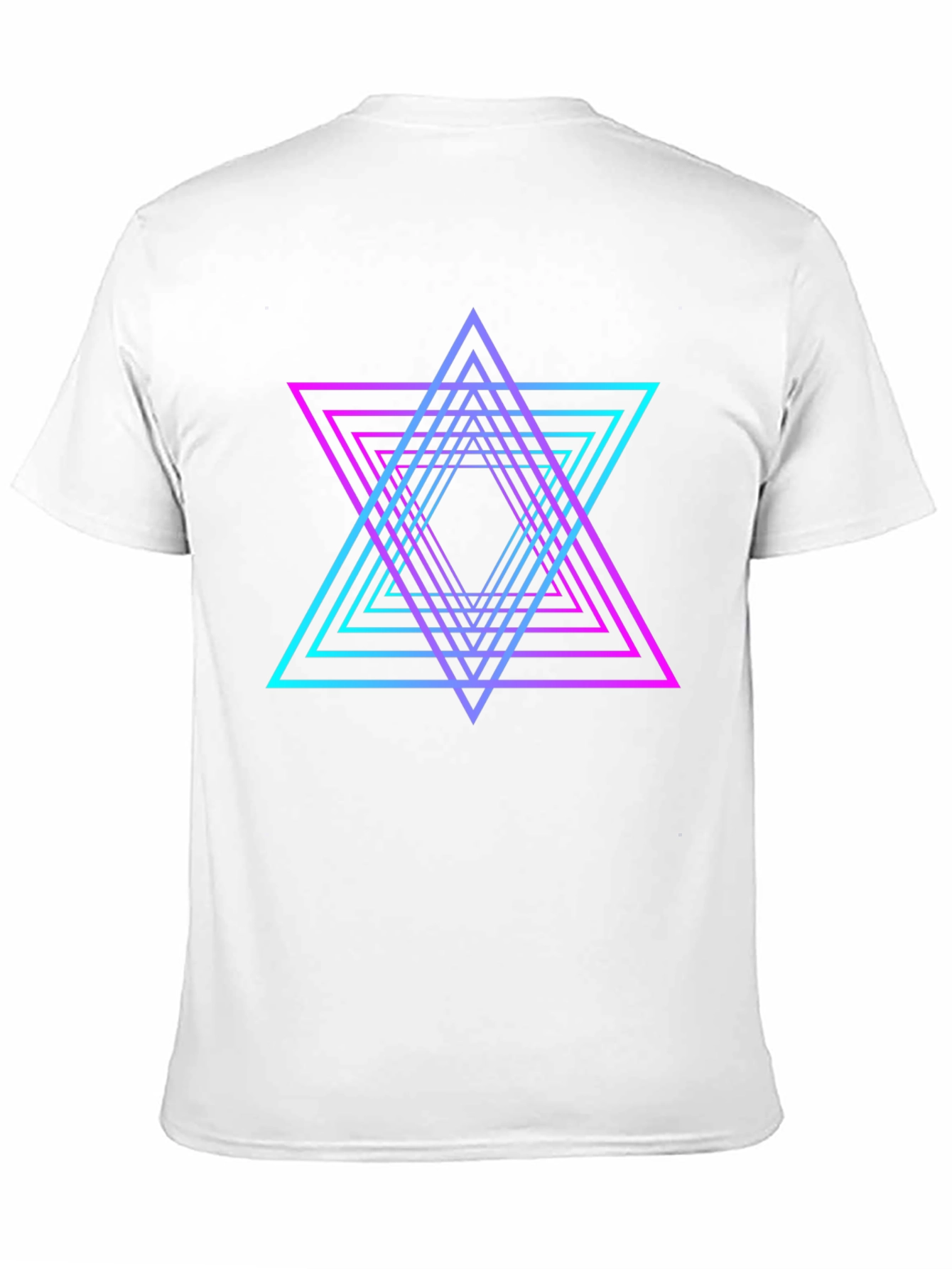 Neon Geometric Star T-Shirt