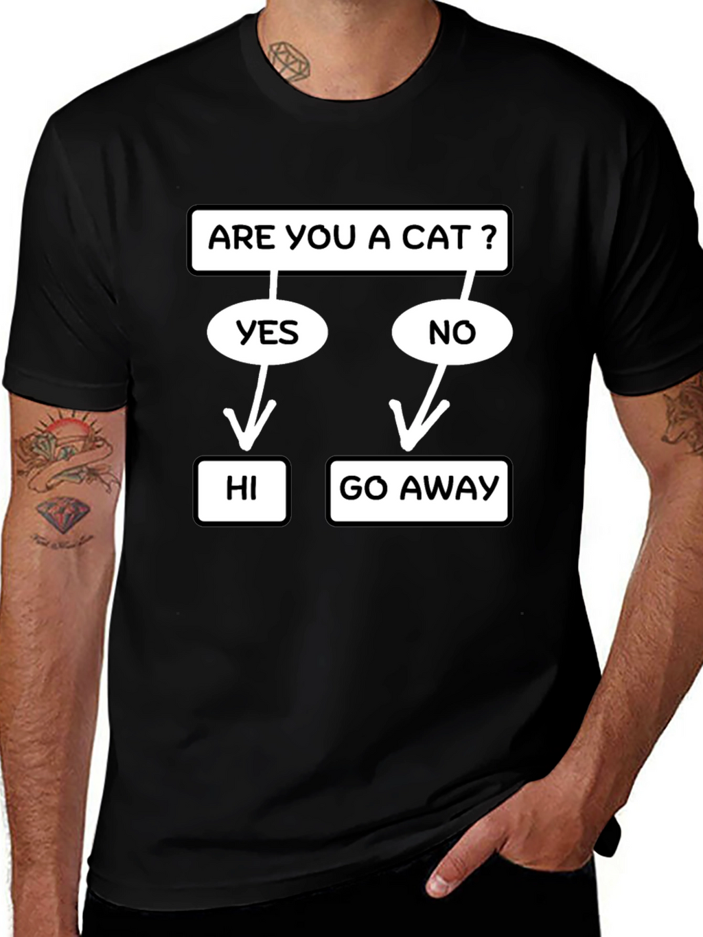 Are You a Cat? Funny T-Shirt