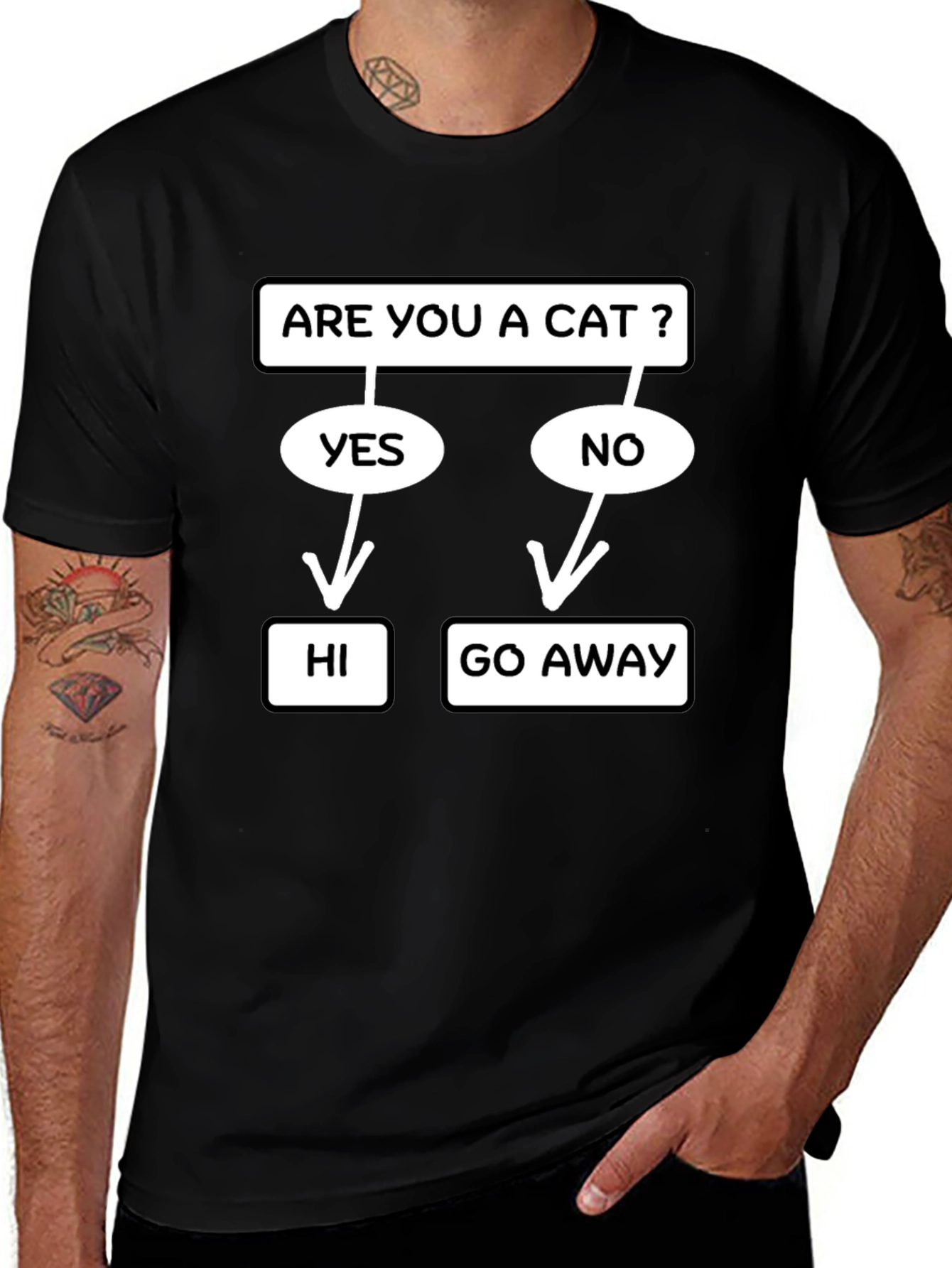 Are You a Cat? Funny T-Shirt