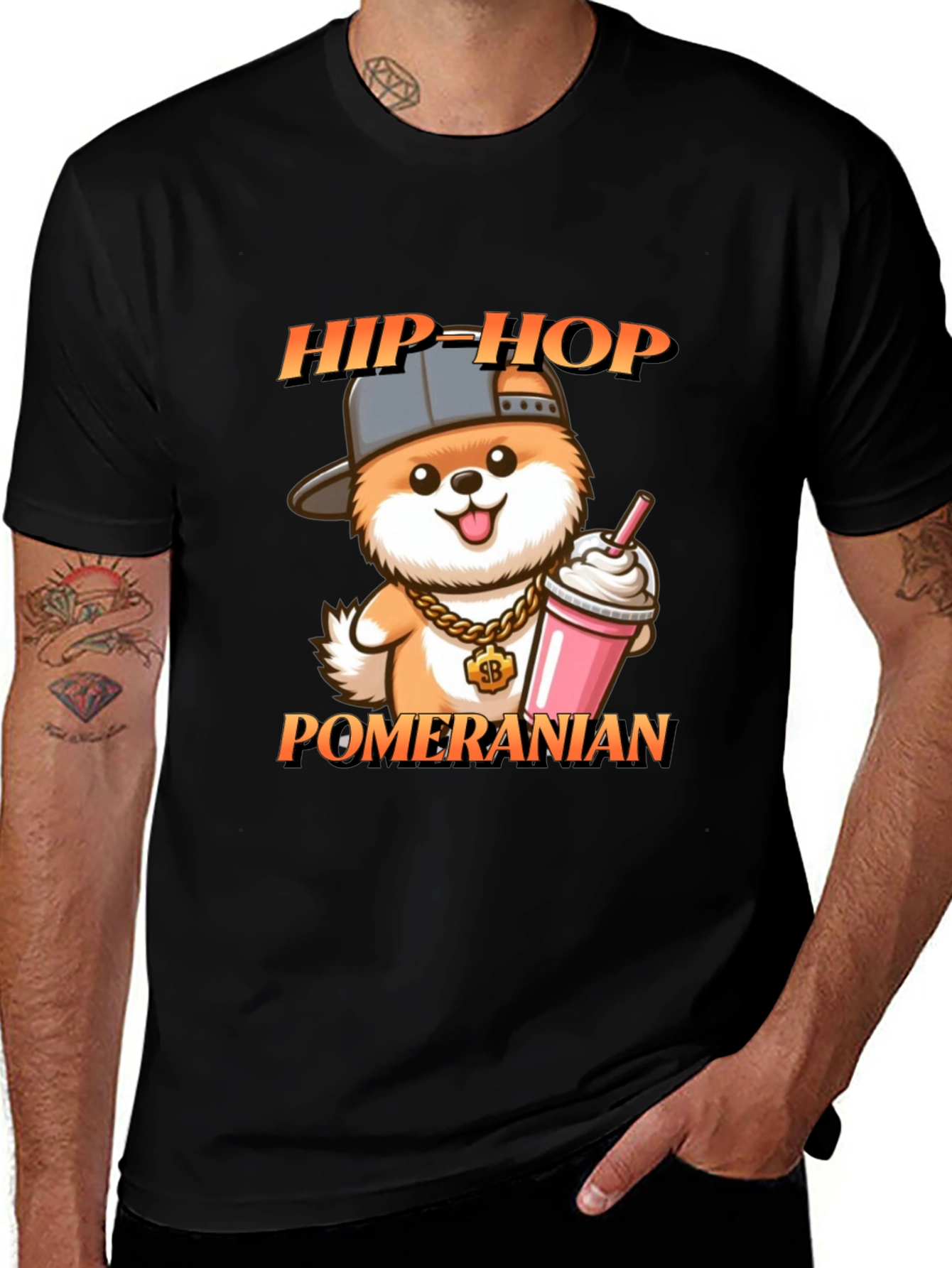Hip-Hop Pomeranian T-Shirt