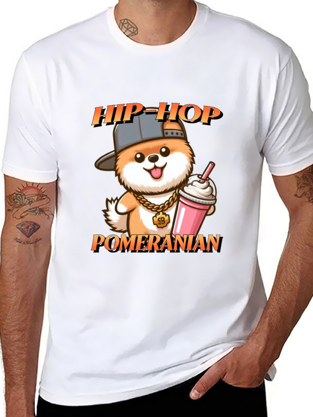 Hip-Hop Pomeranian T-Shirt
