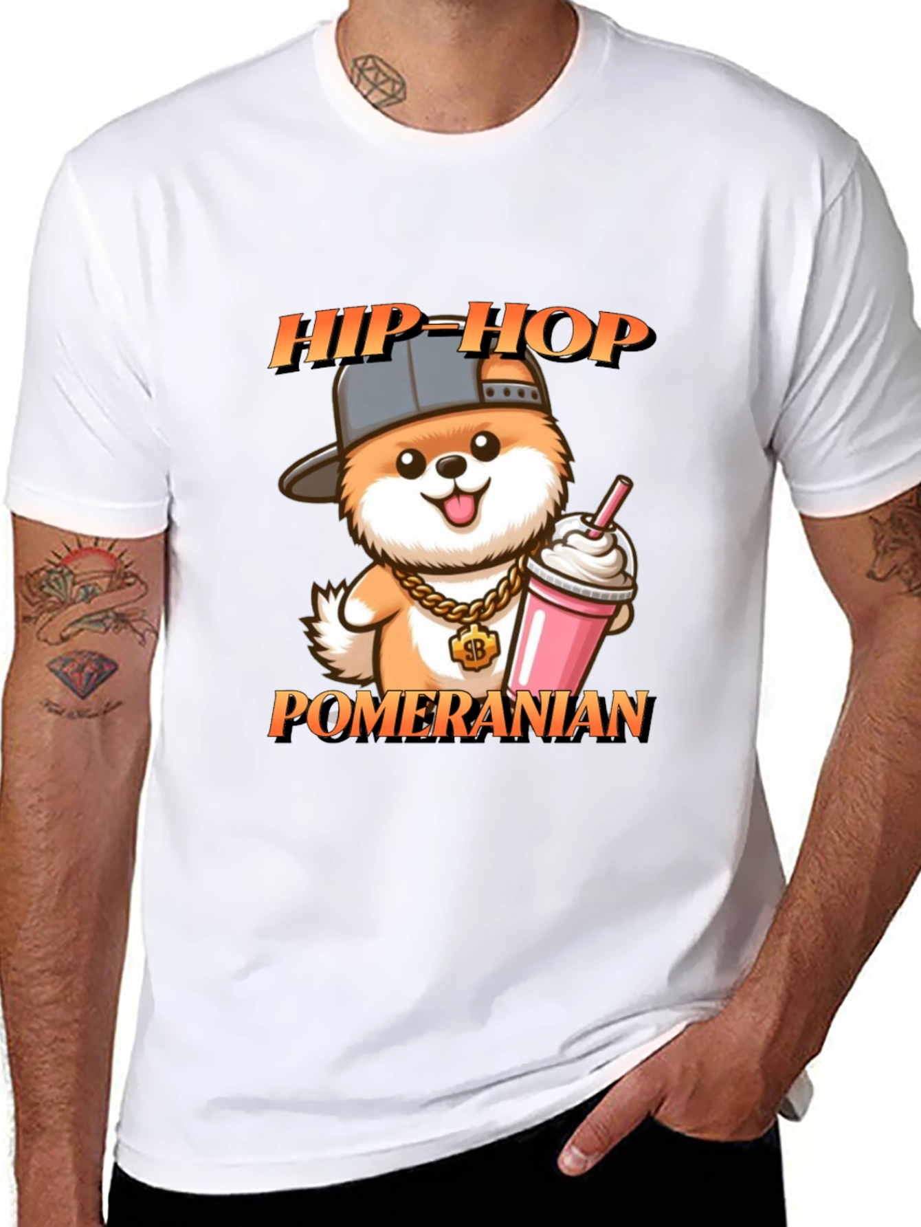 Hip-Hop Pomeranian T-Shirt
