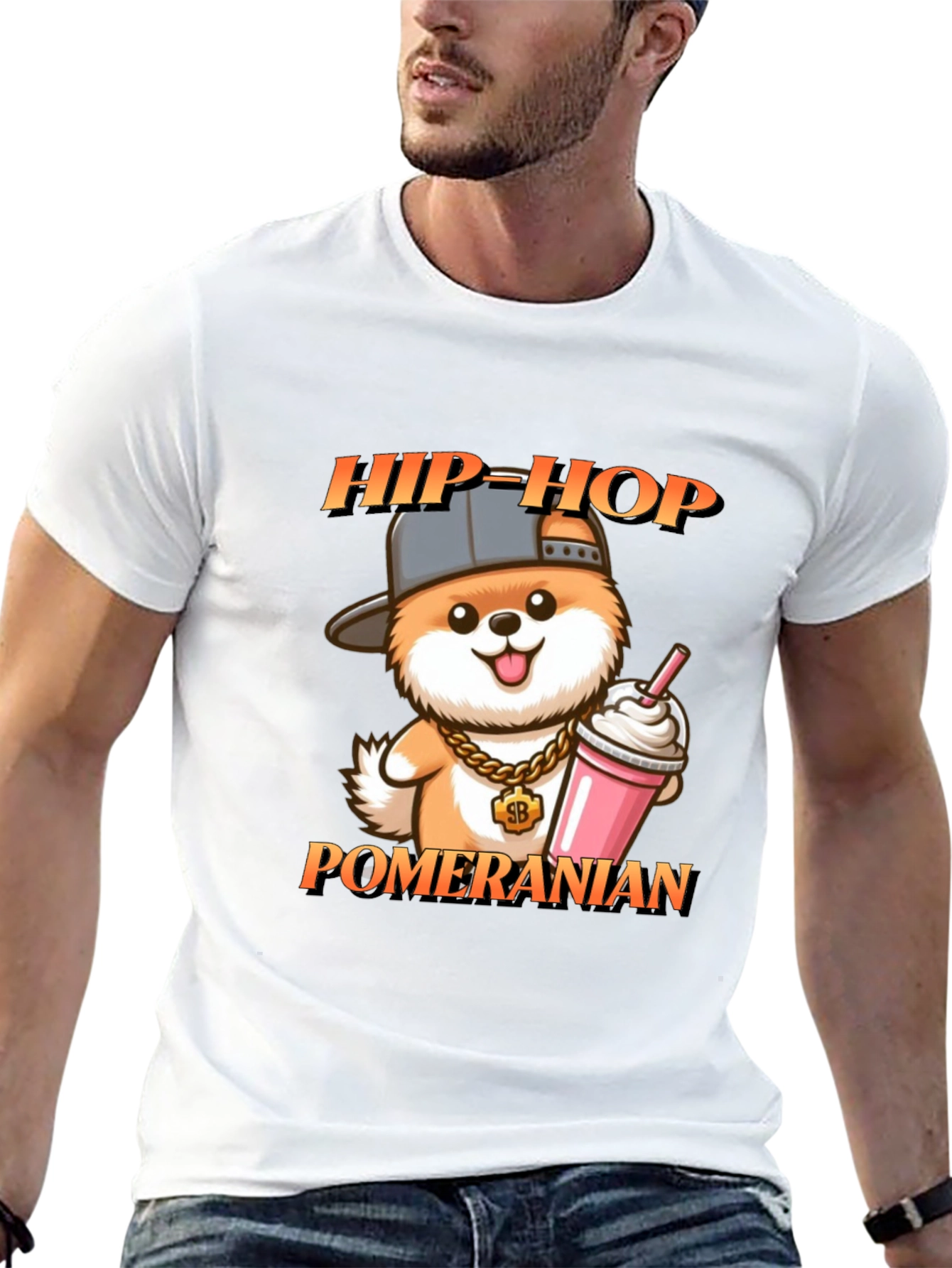 Hip-Hop Pomeranian T-Shirt
