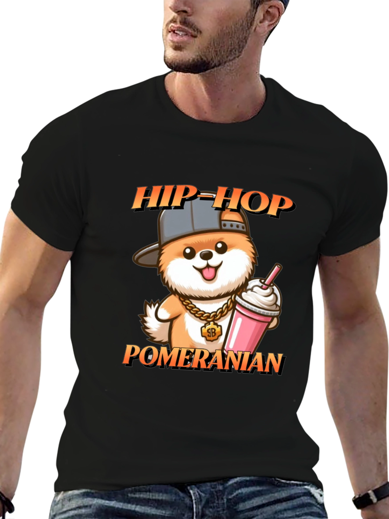 Hip-Hop Pomeranian T-Shirt