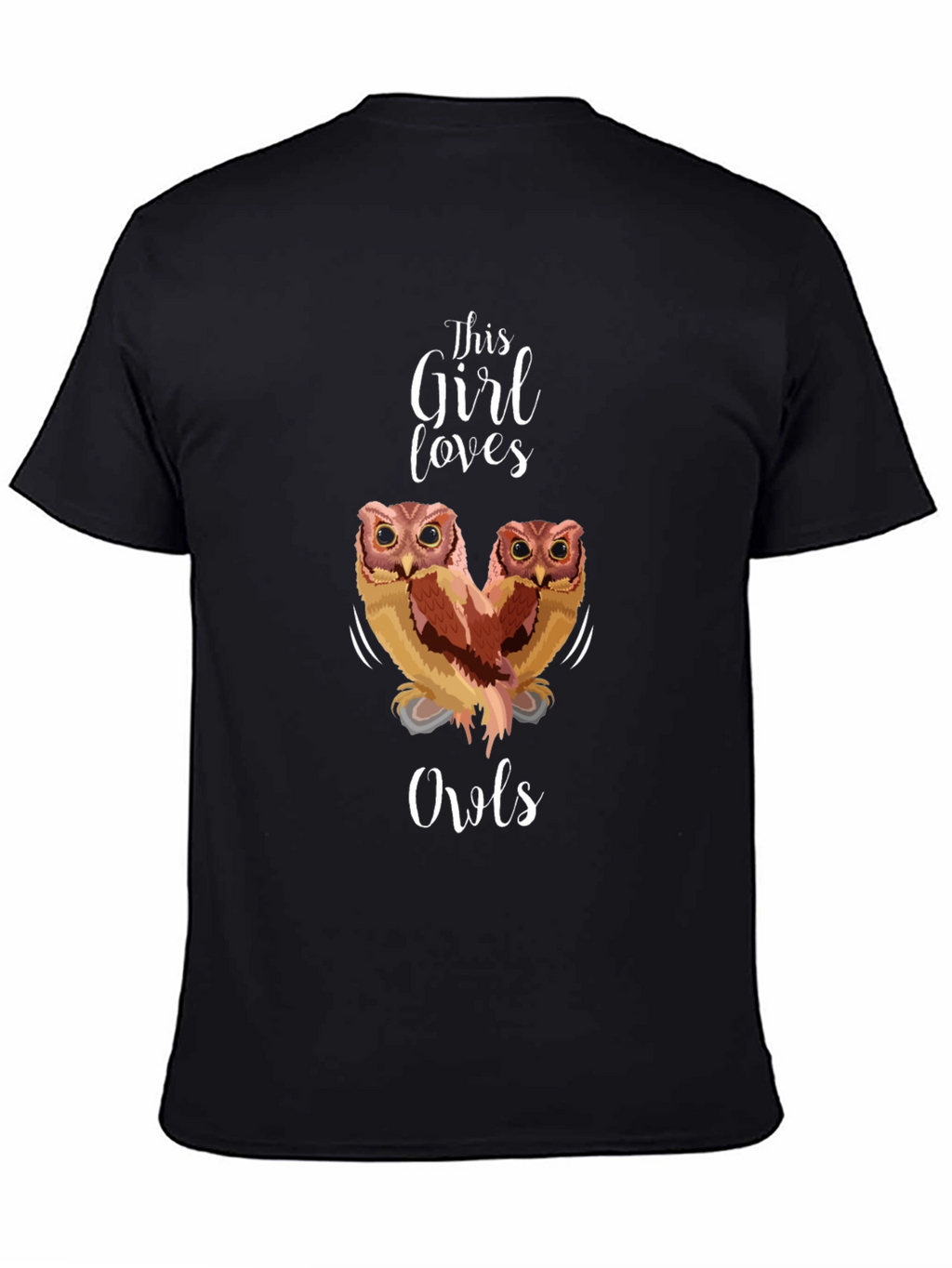 This Girl Loves Owls Graphic Tee
