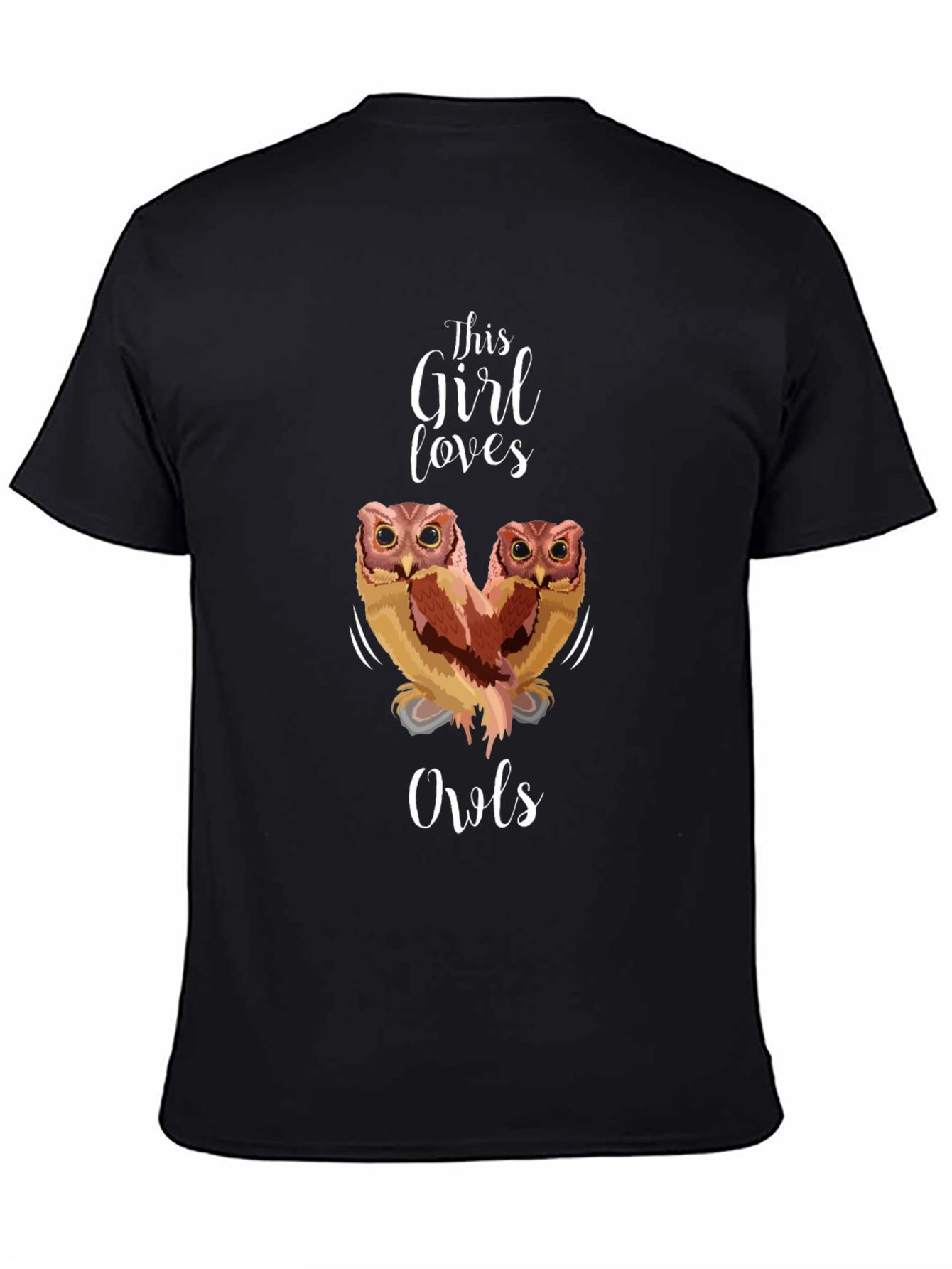 This Girl Loves Owls Graphic Tee
