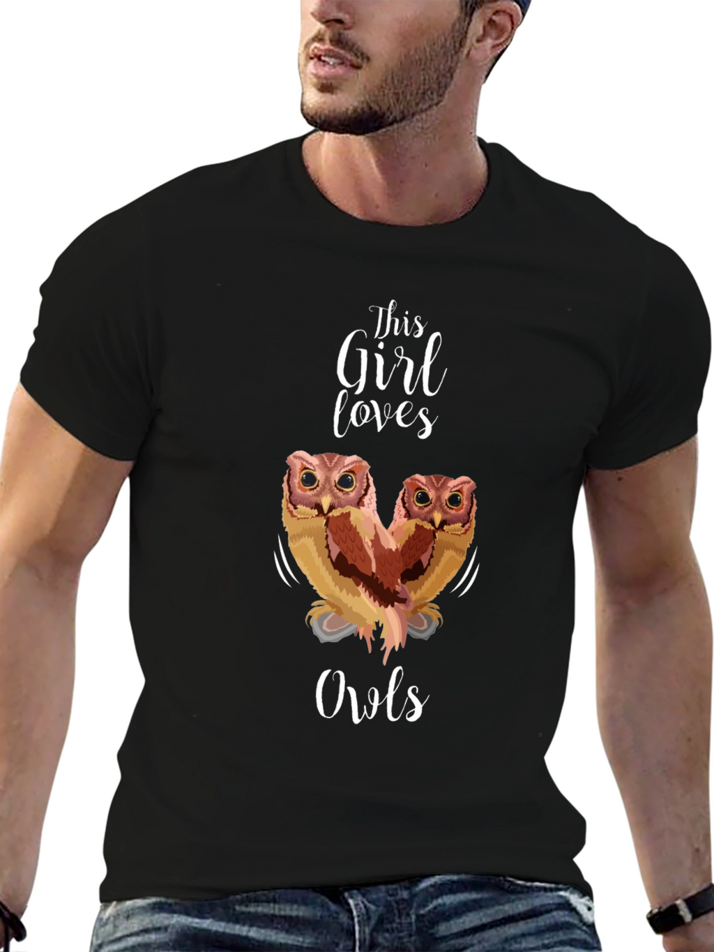 This Girl Loves Owls Graphic Tee