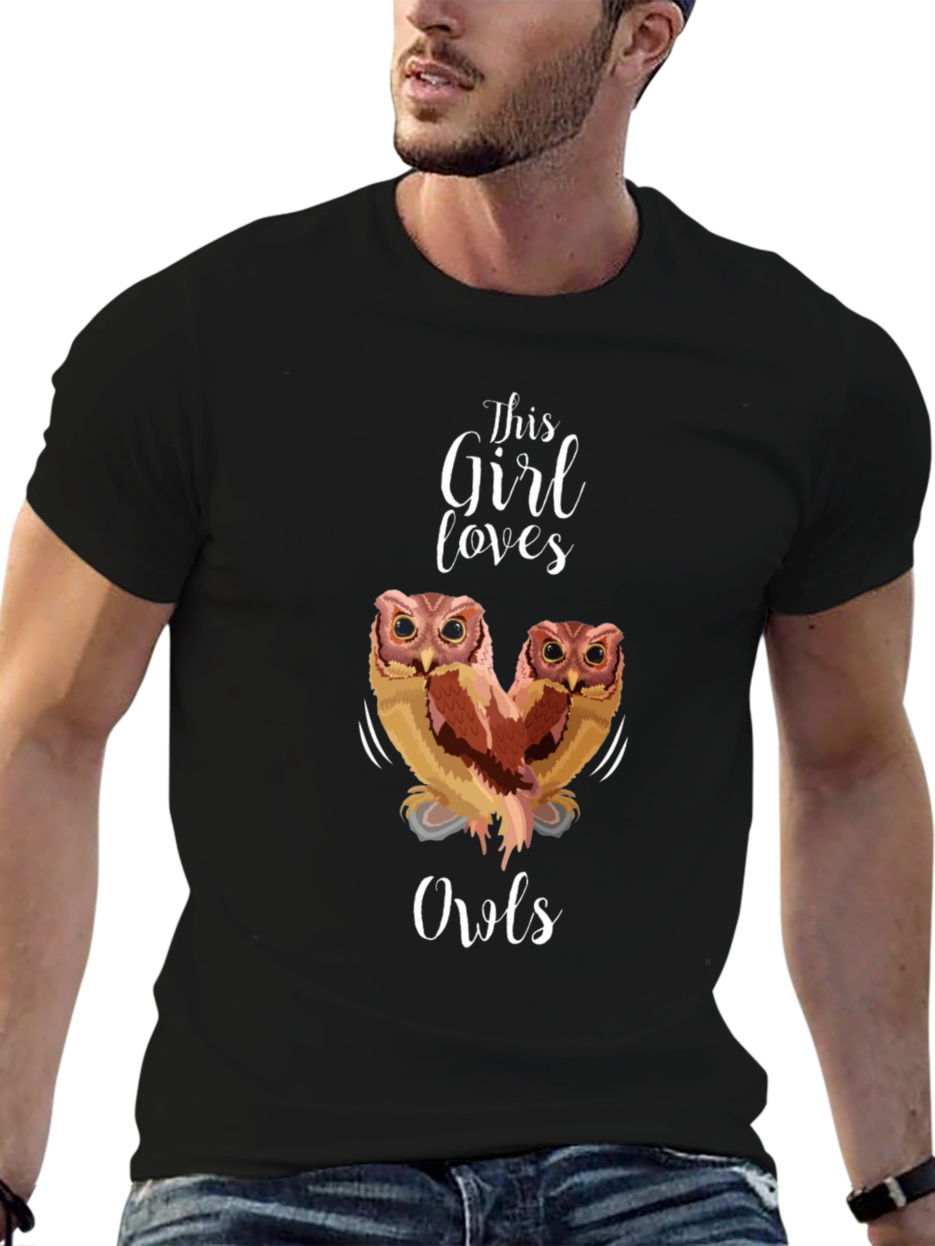 This Girl Loves Owls Graphic Tee