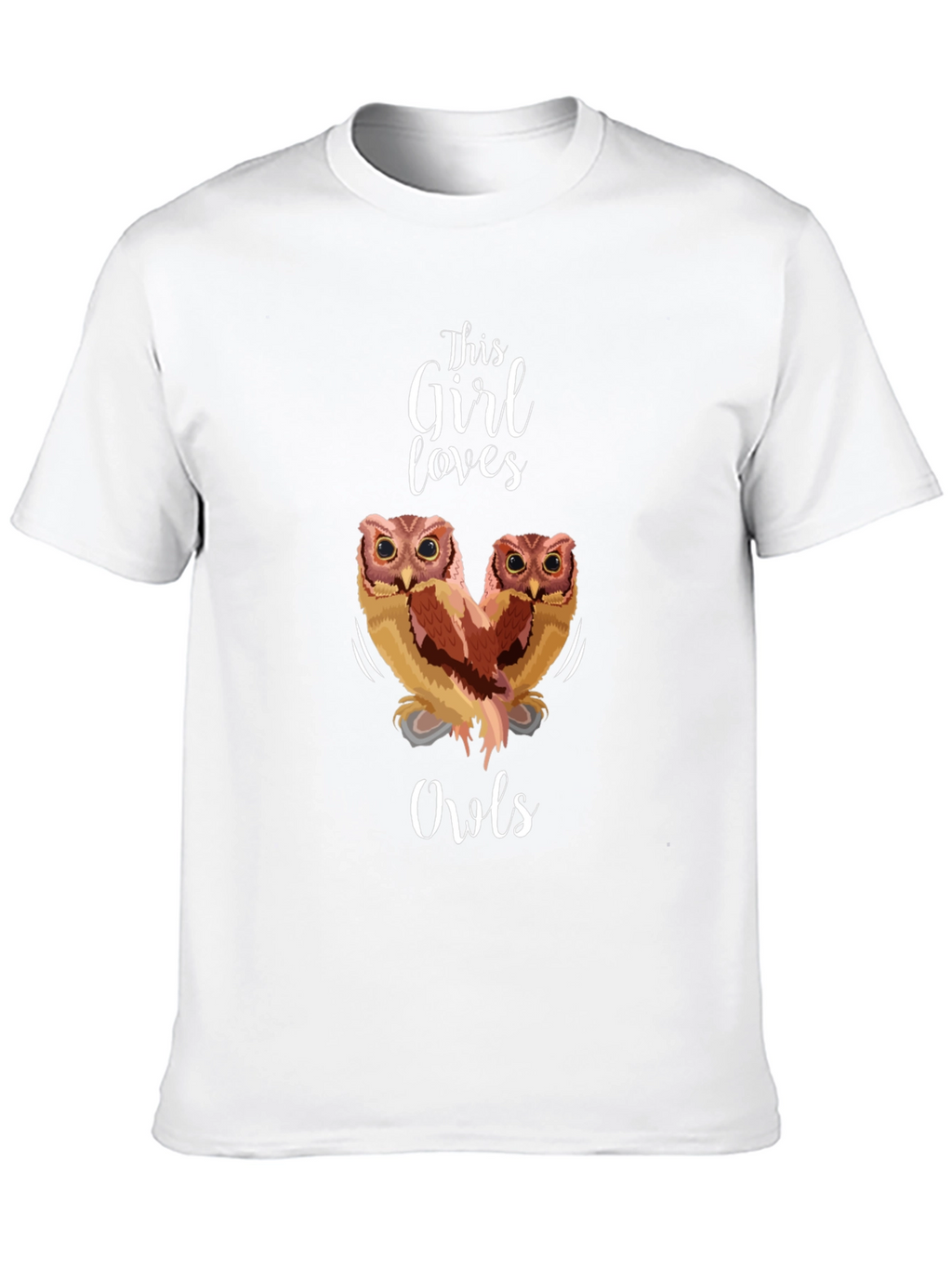 This Girl Loves Owls Graphic Tee