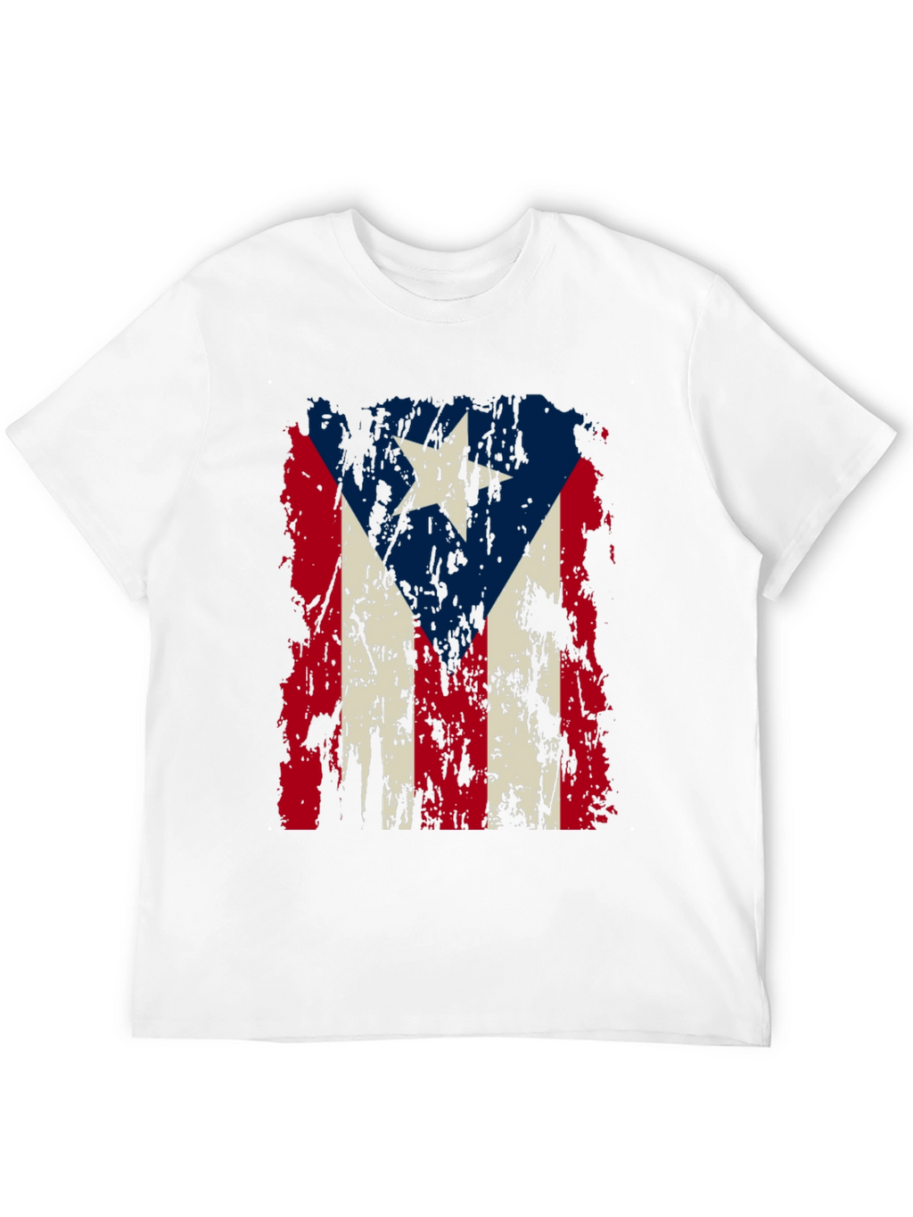 Puerto Rico Flag Distressed T-Shirt