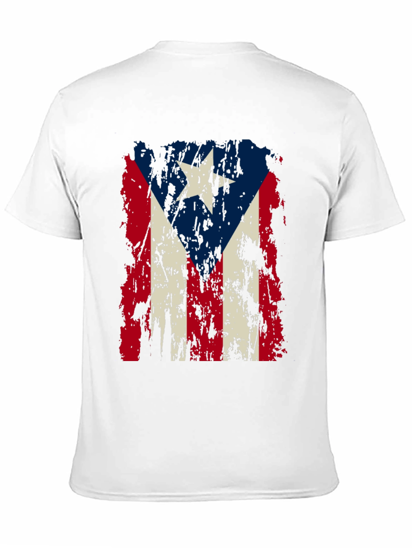 Puerto Rico Flag Distressed T-Shirt
