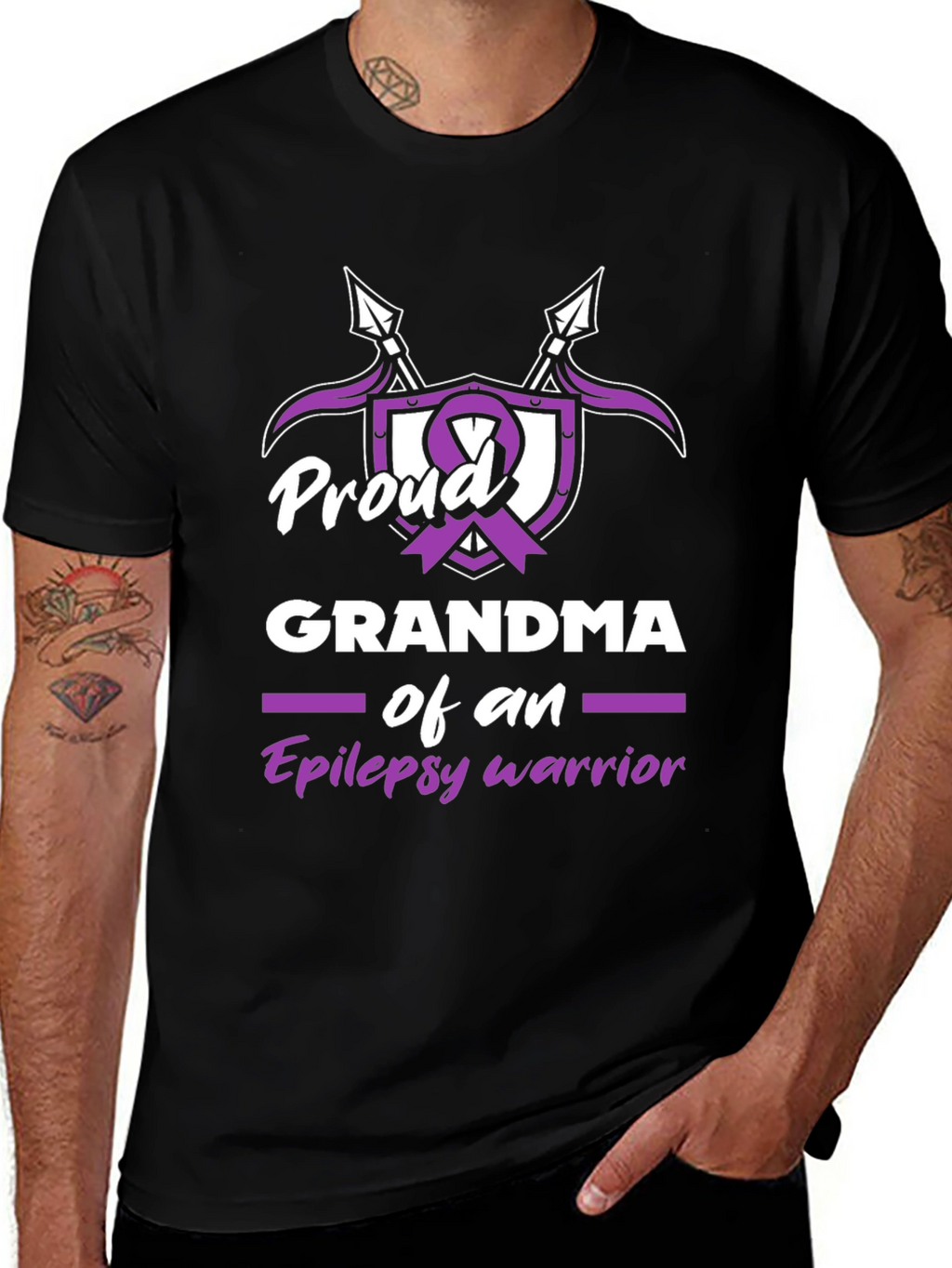 Proud Grandma Epilepsy Warrior T-Shirt