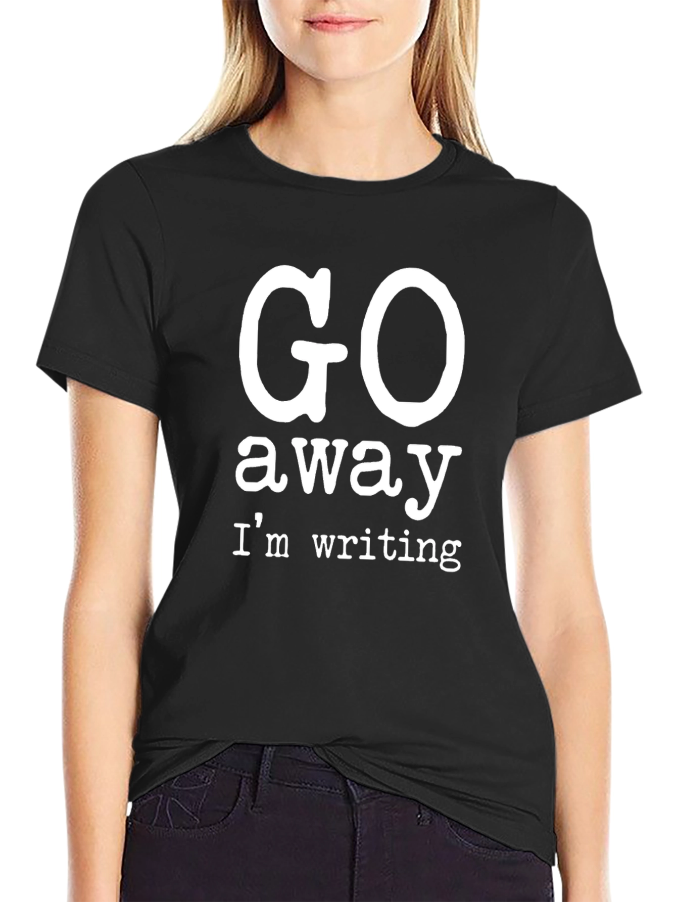 Go Away Im Writing T-Shirt