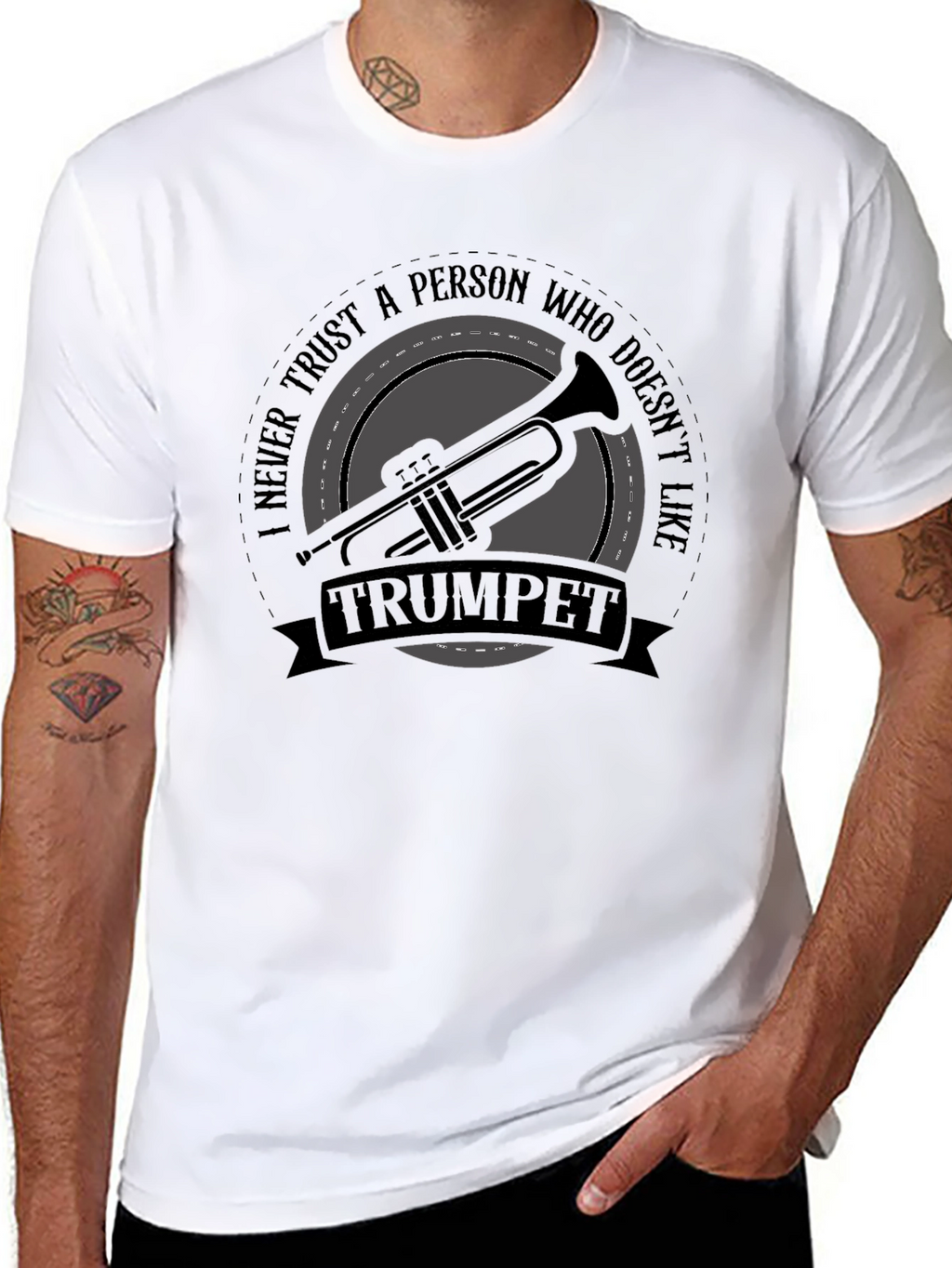 Trumpet Lover Graphic Tee