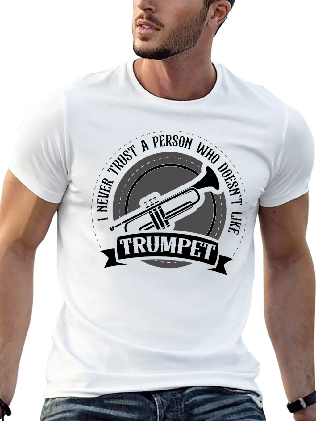 Trumpet Lover Graphic Tee