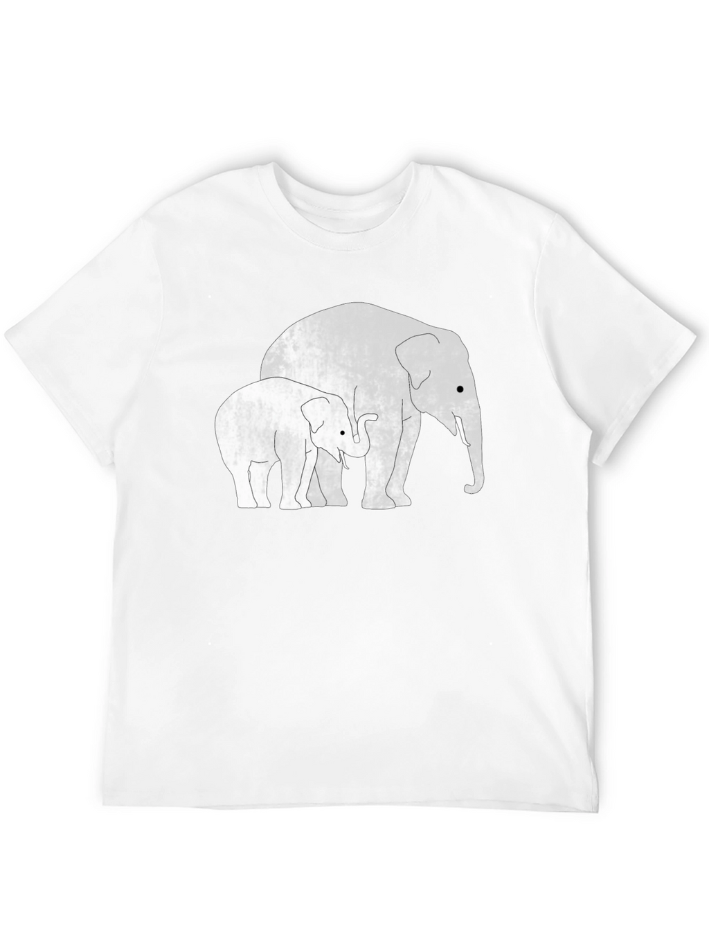 Elephant Family Black T-Shirt