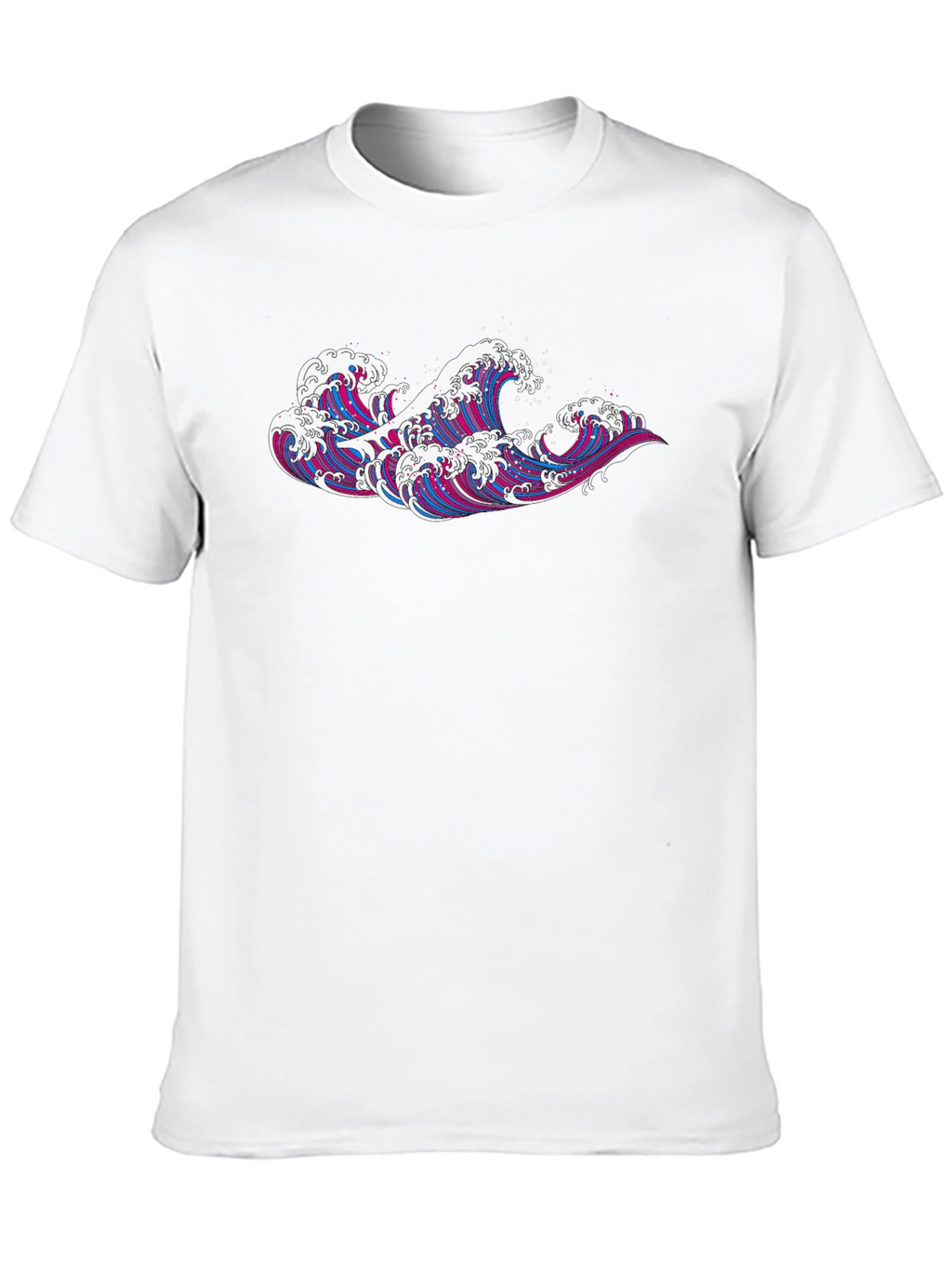 Great Wave Graphic Tee - Mens Black T-Shirt