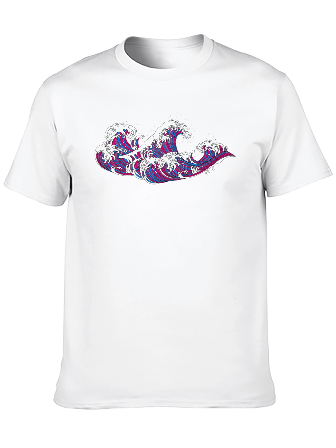 Great Wave Graphic Tee - Mens Black T-Shirt
