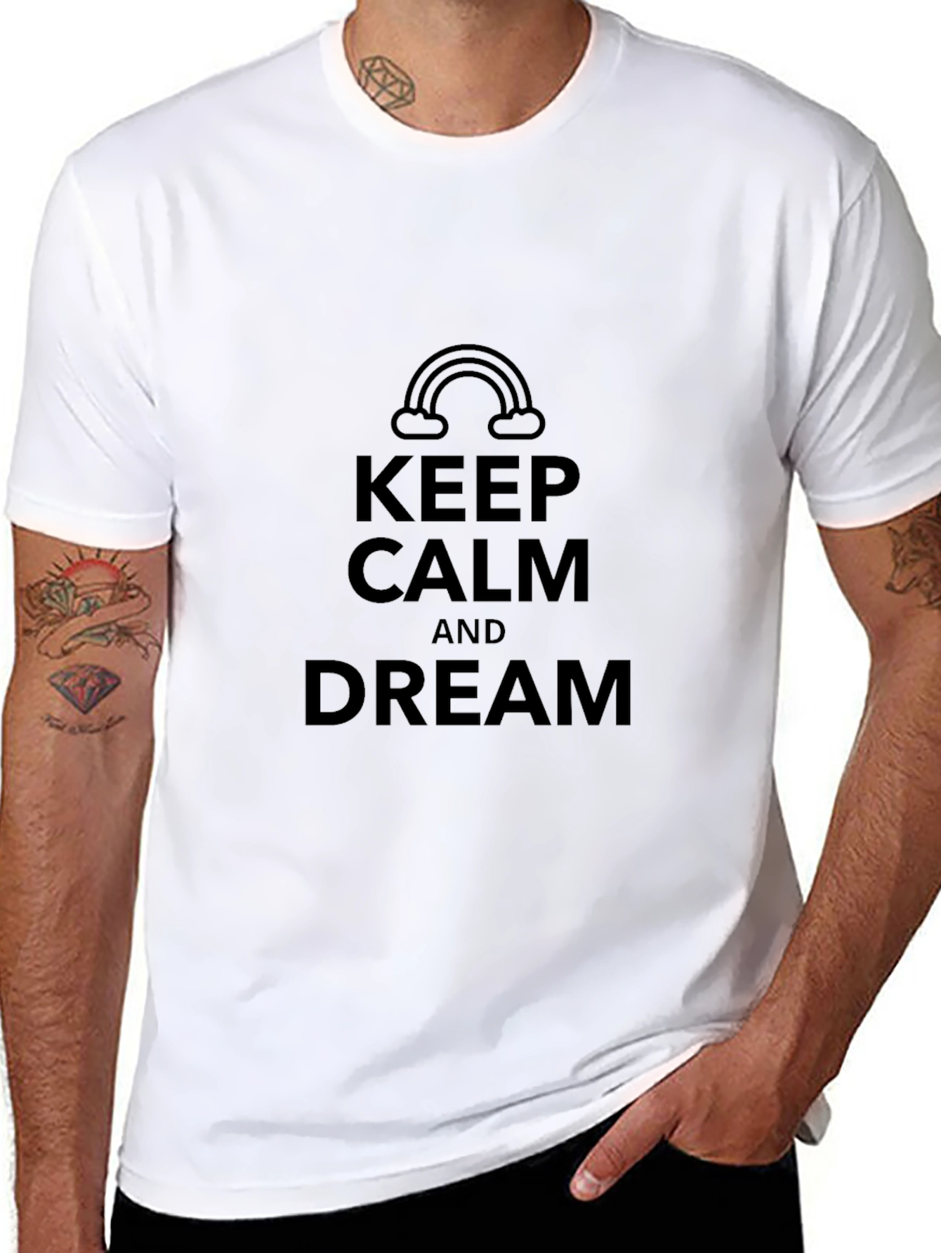 Keep Calm & Dream T-Shirt - Stylish Comfort