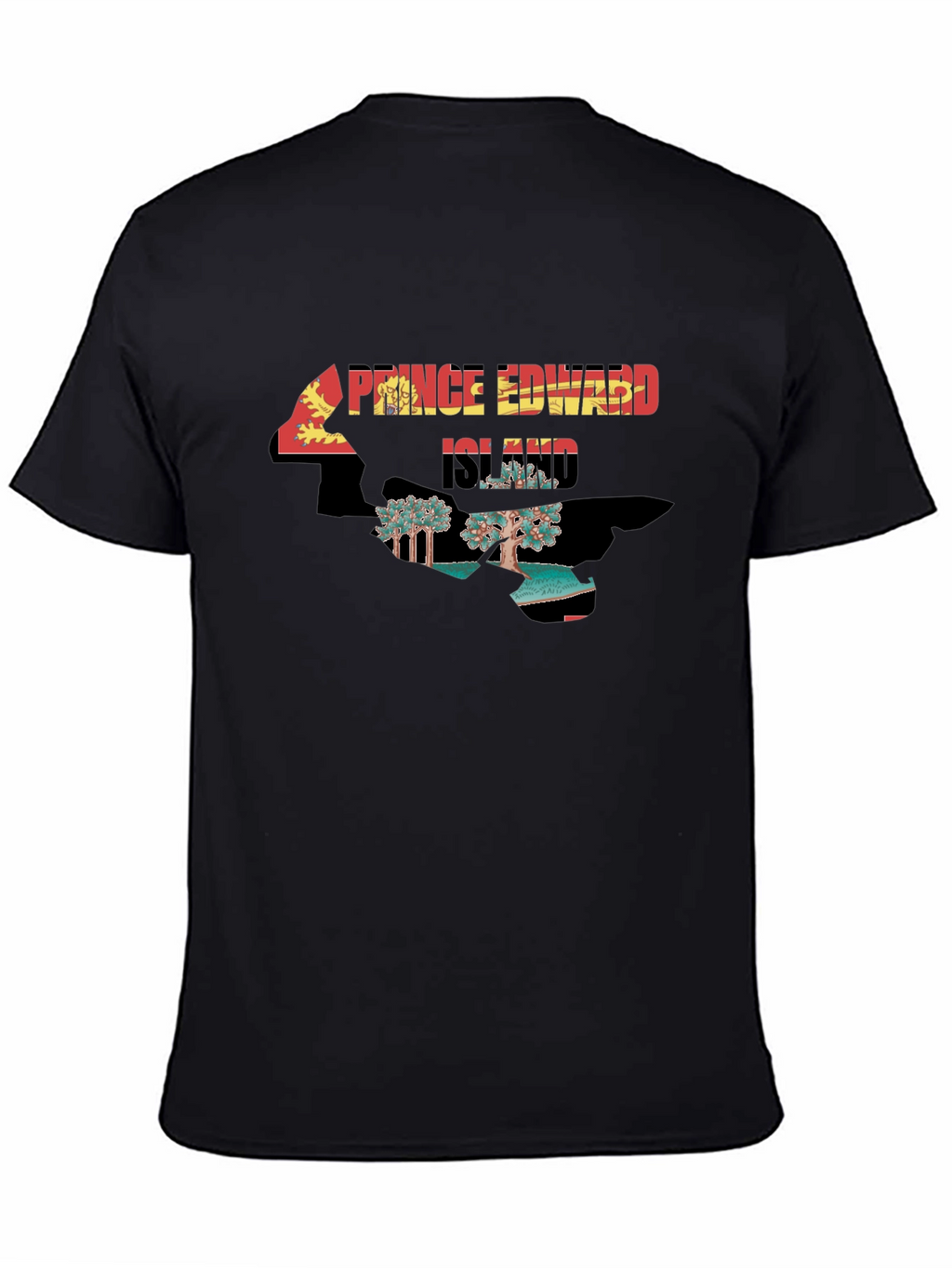 Prince Edward Island T-Shirt Black Tee