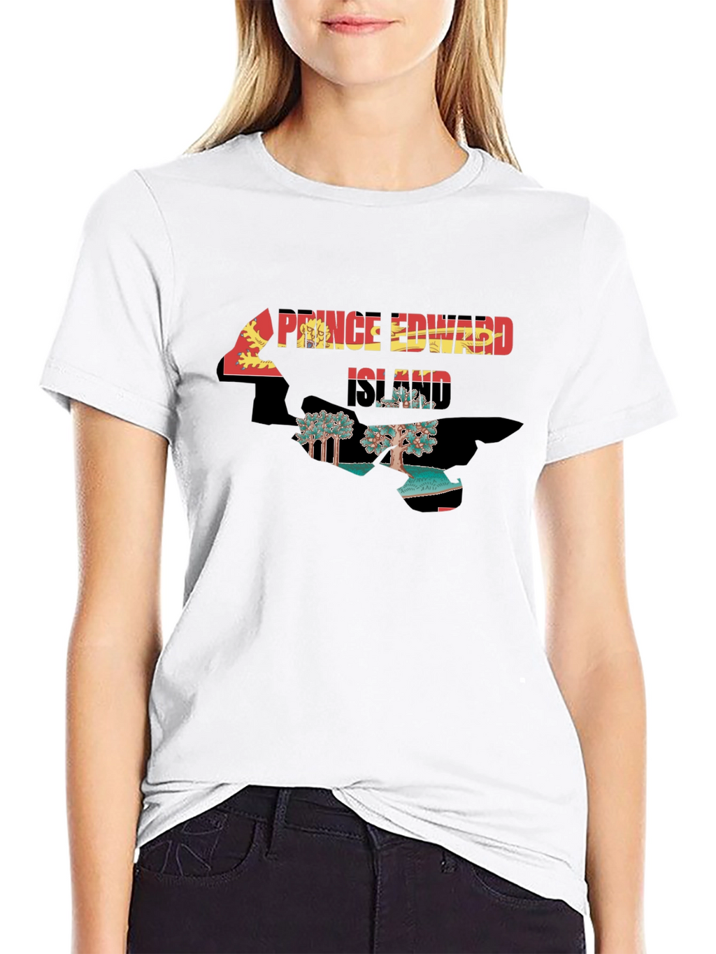 Prince Edward Island T-Shirt Black Tee