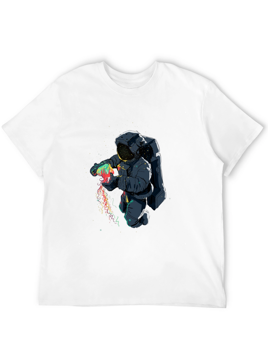 Astronaut Jellyfish Graphic T-Shirt