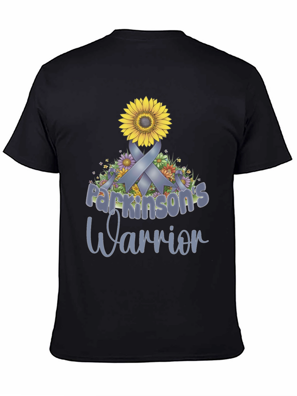 Parkinsons Warrior Sunflower Ribbon T-Shirt