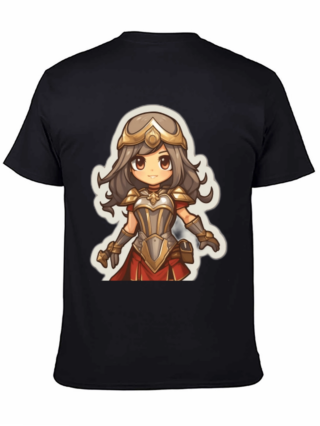 Anime Warrior Graphic Tee - Soft Cotton Blend