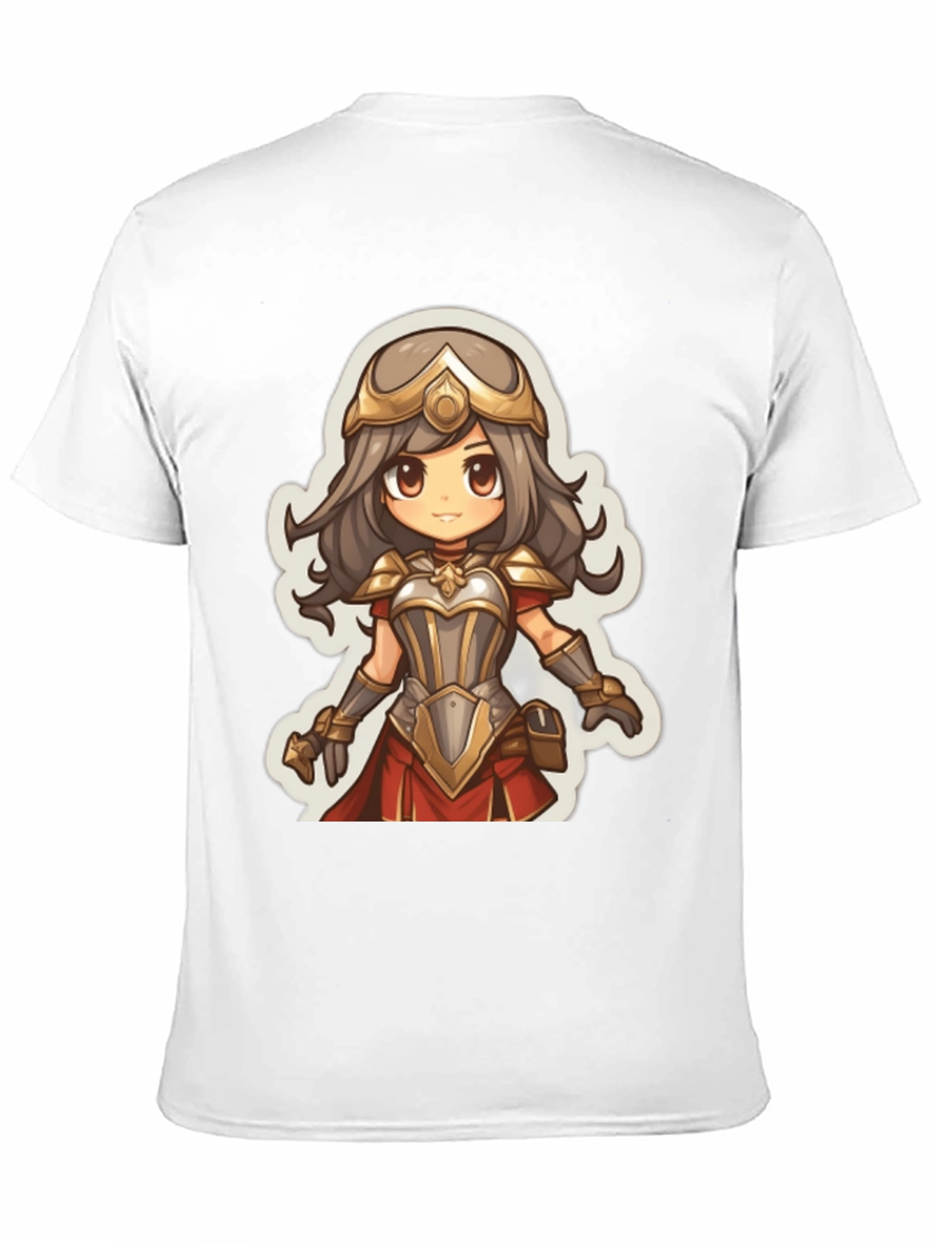 Anime Warrior Graphic Tee - Soft Cotton Blend