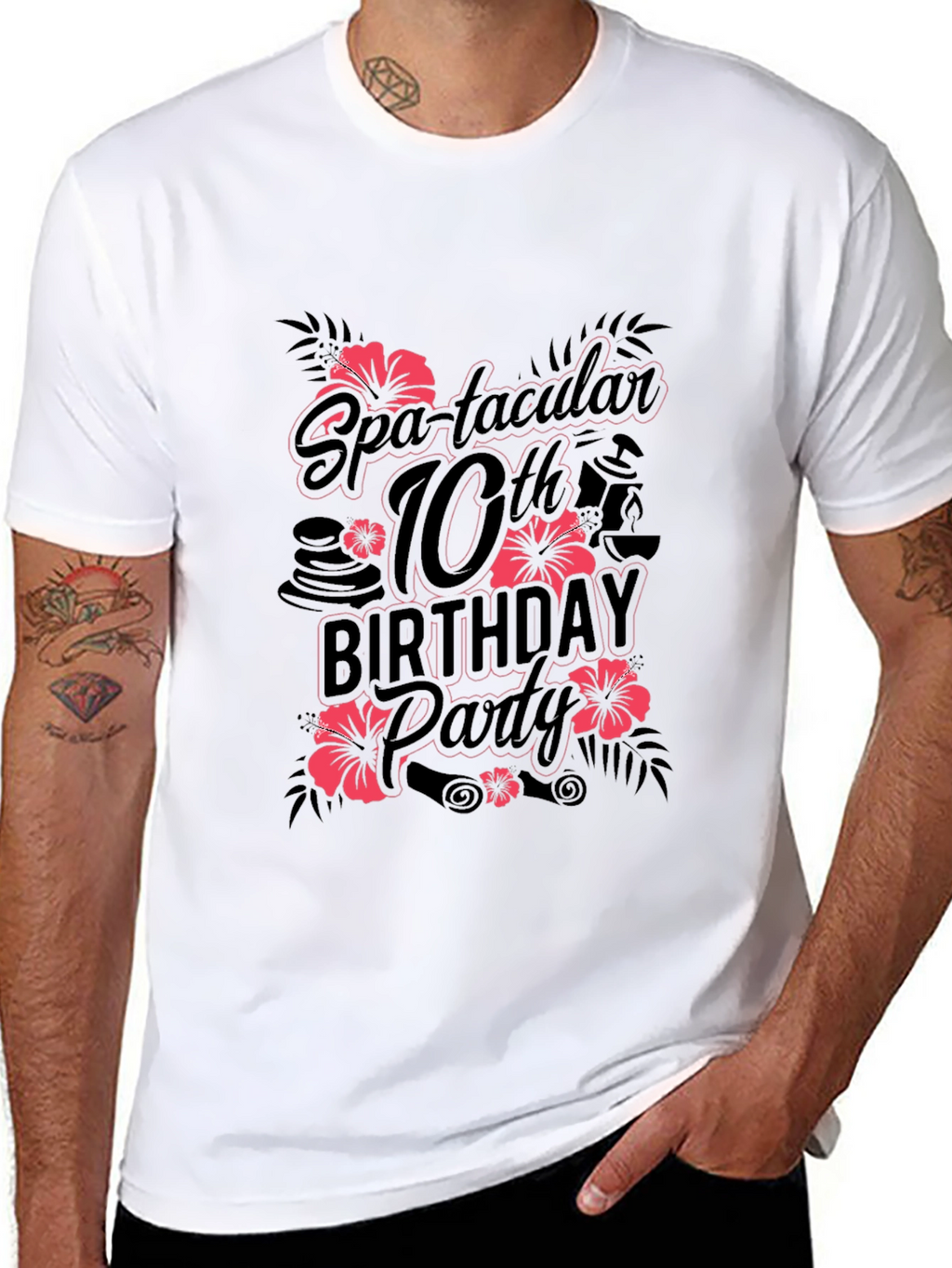 Spa-tacular 10th Birthday Party T-Shirt