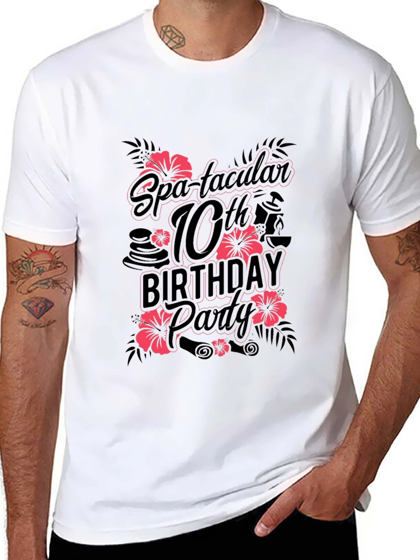 Spa-tacular 10th Birthday Party T-Shirt