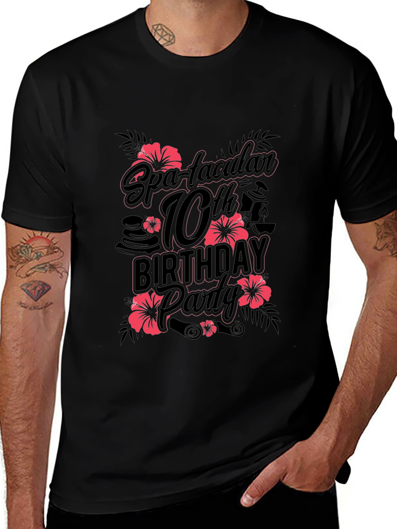 Spa-tacular 10th Birthday Party T-Shirt