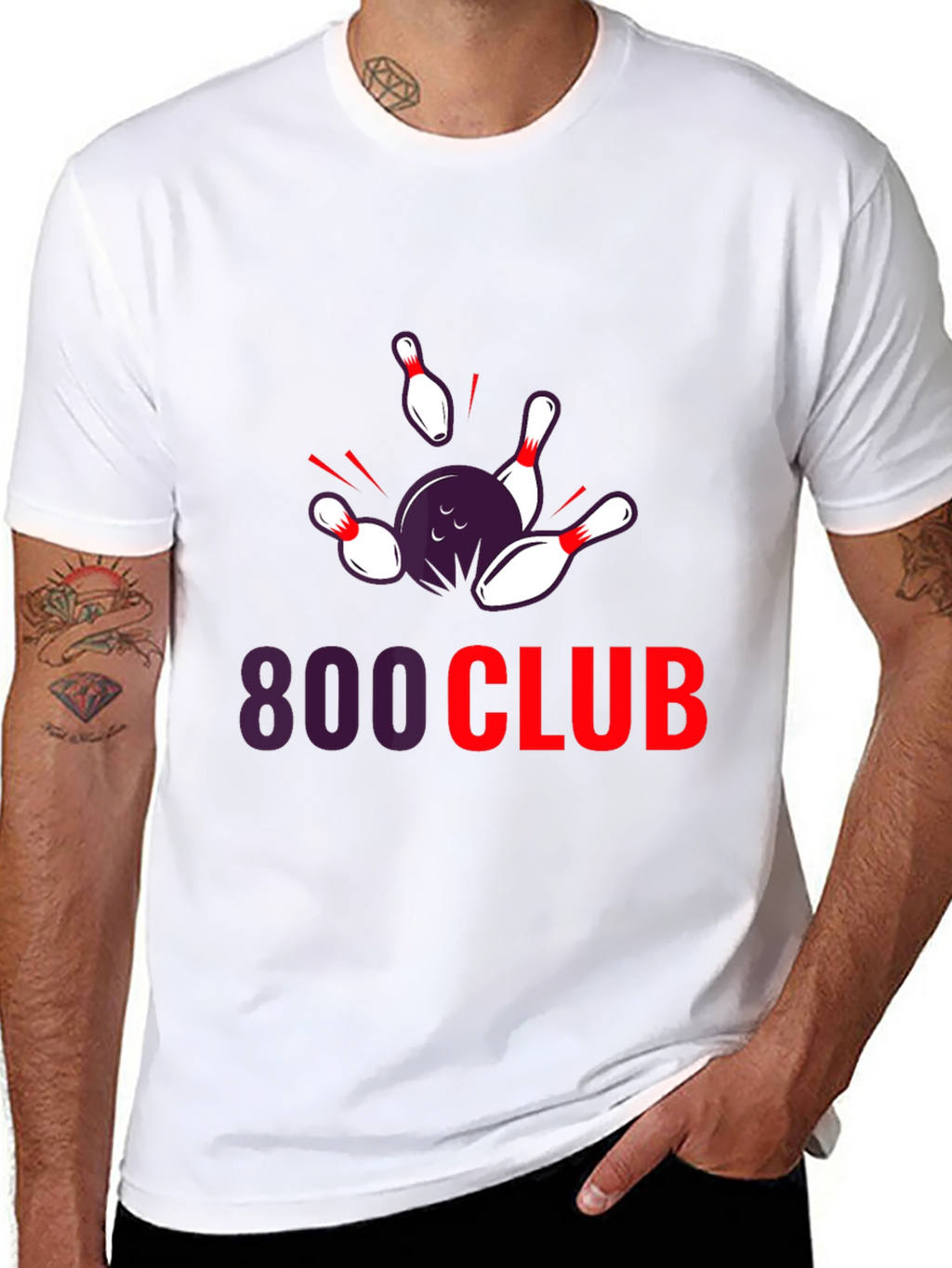 800 Club Bowling T-Shirt