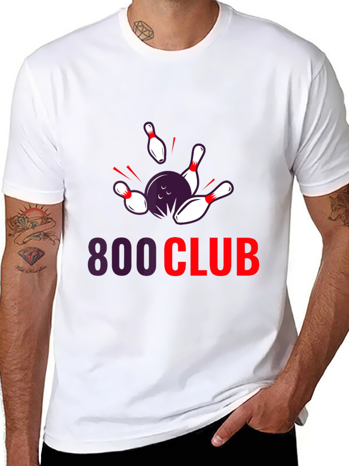 800 Club Bowling T-Shirt