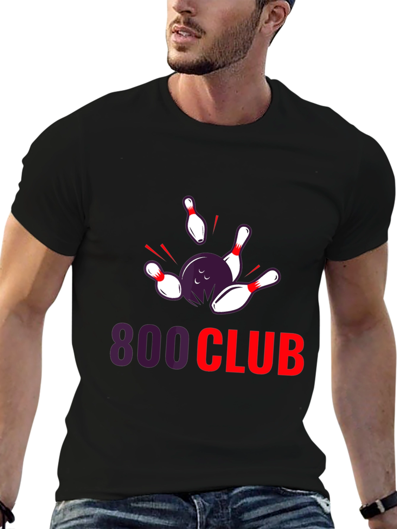 800 Club Bowling T-Shirt