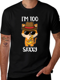 Im Too Saxxy Cat T-Shirt